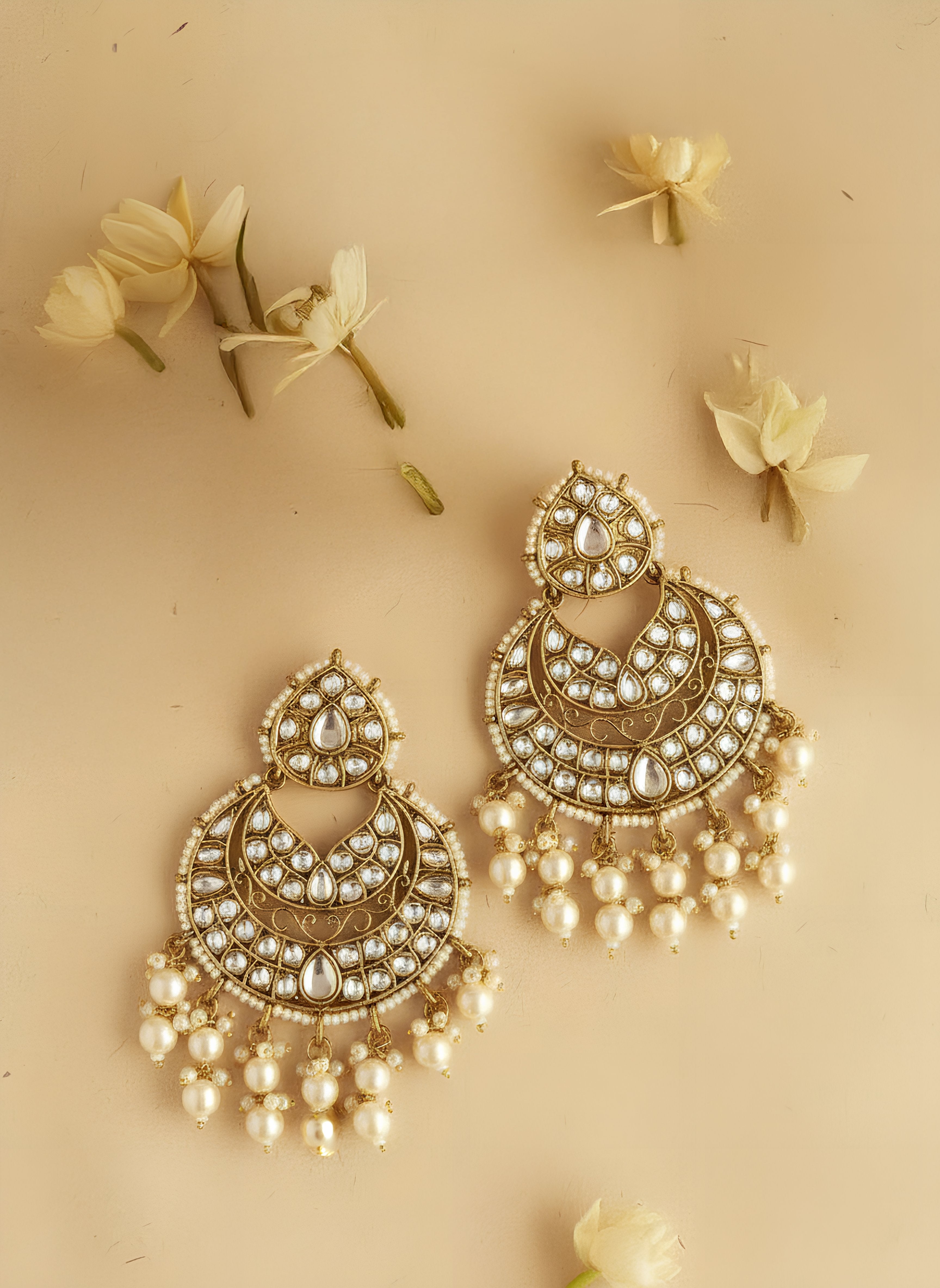 Sitara Ivory Bloom Earrings