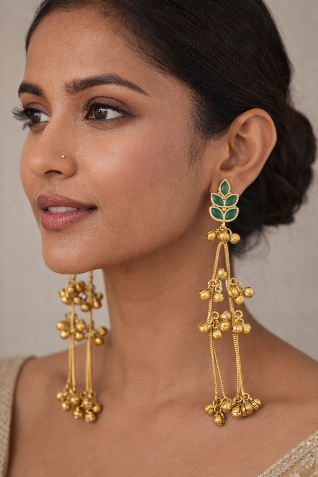 Pallav Long Tassel Earrings