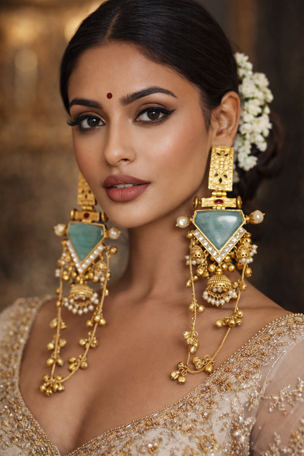 Noor-e-Gul Rajwada Tassel Earrings