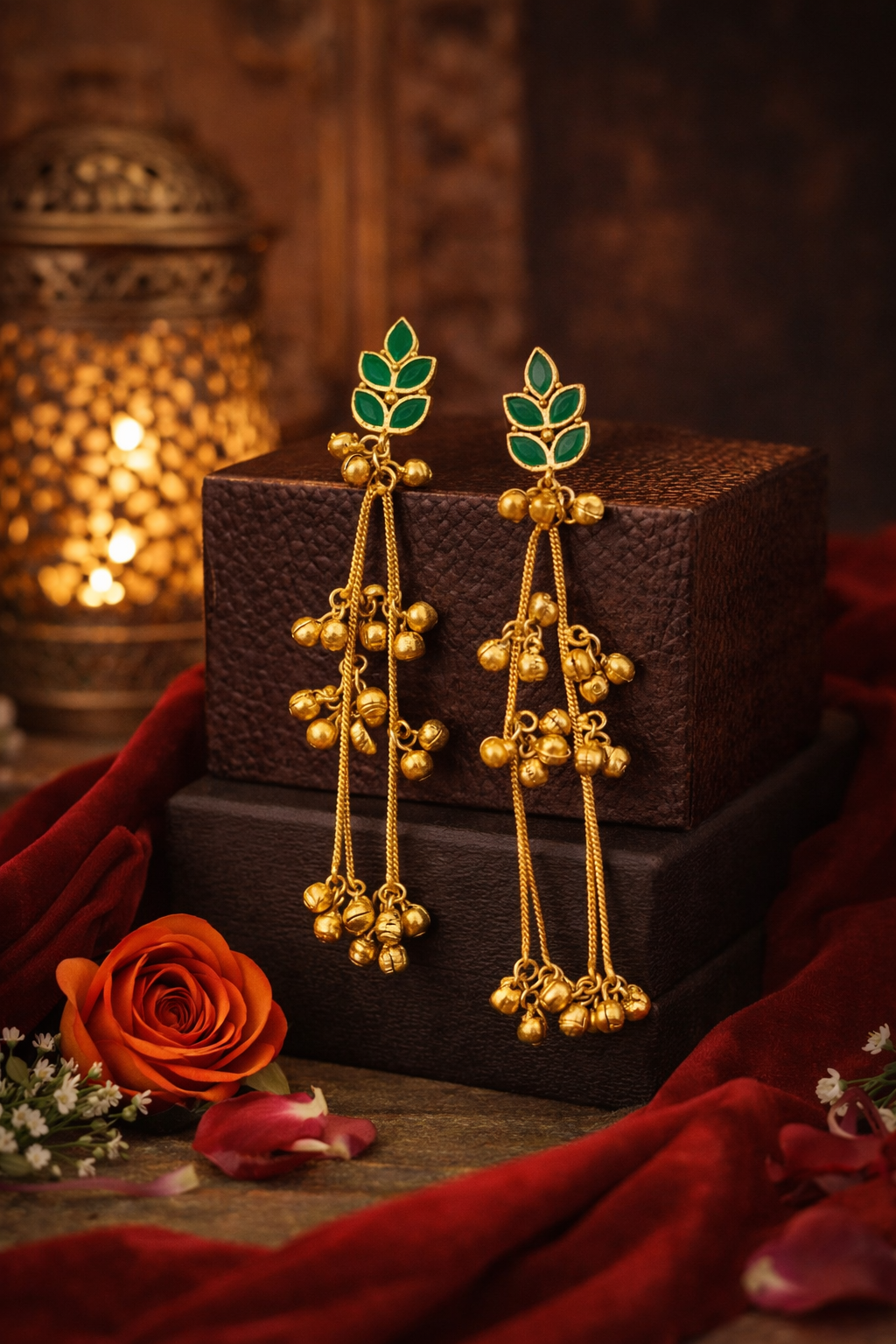 Pallav Long Tassel Earrings