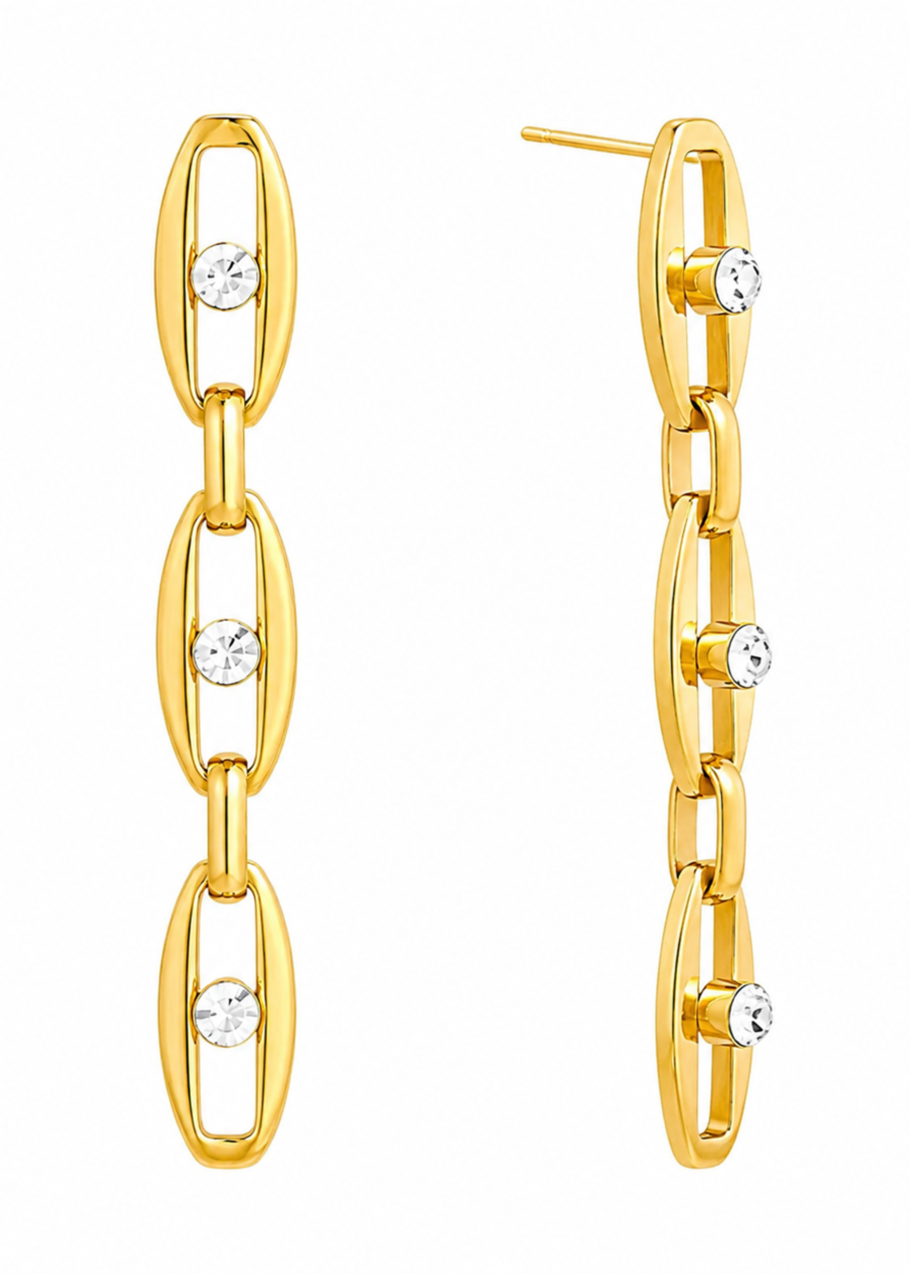 Celeste Link Drop Earrings