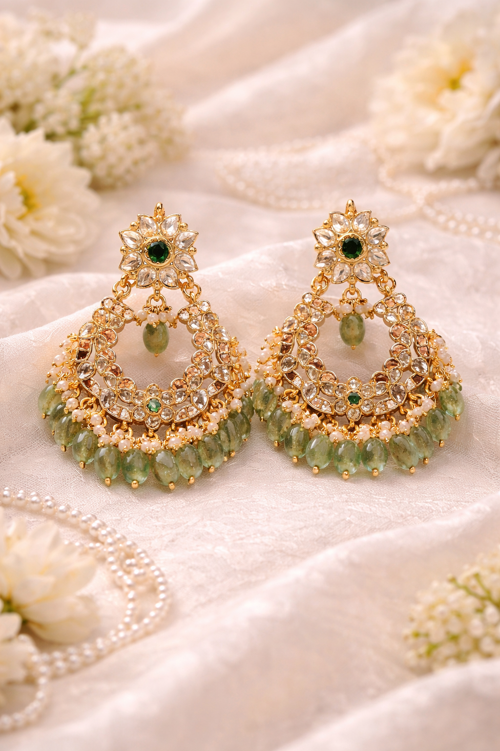 Zahra Dewdrop Chandbalis