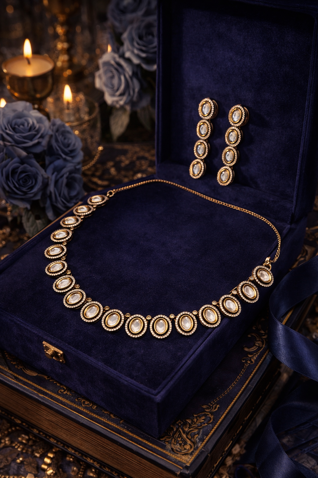 Elysian Oval Moissanite Elegance Set