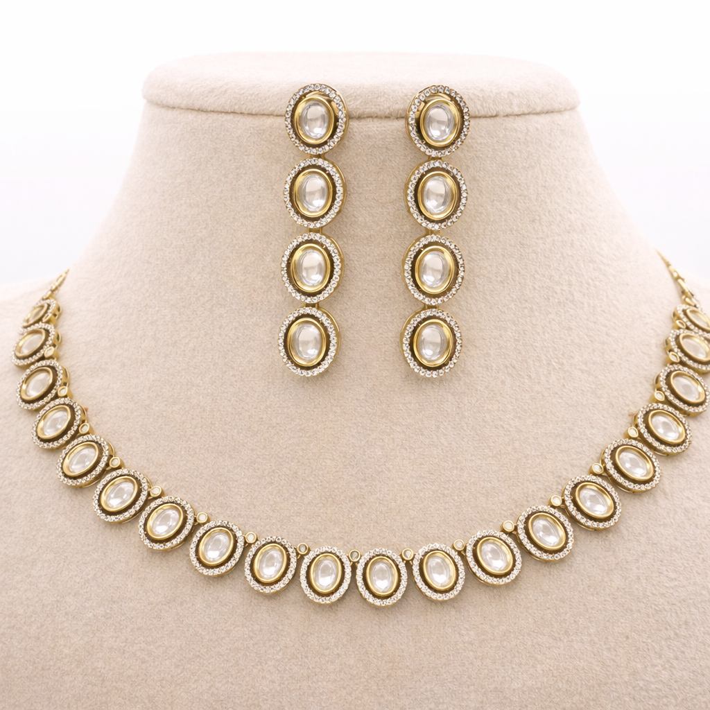 Elysian Oval Moissanite Elegance Set