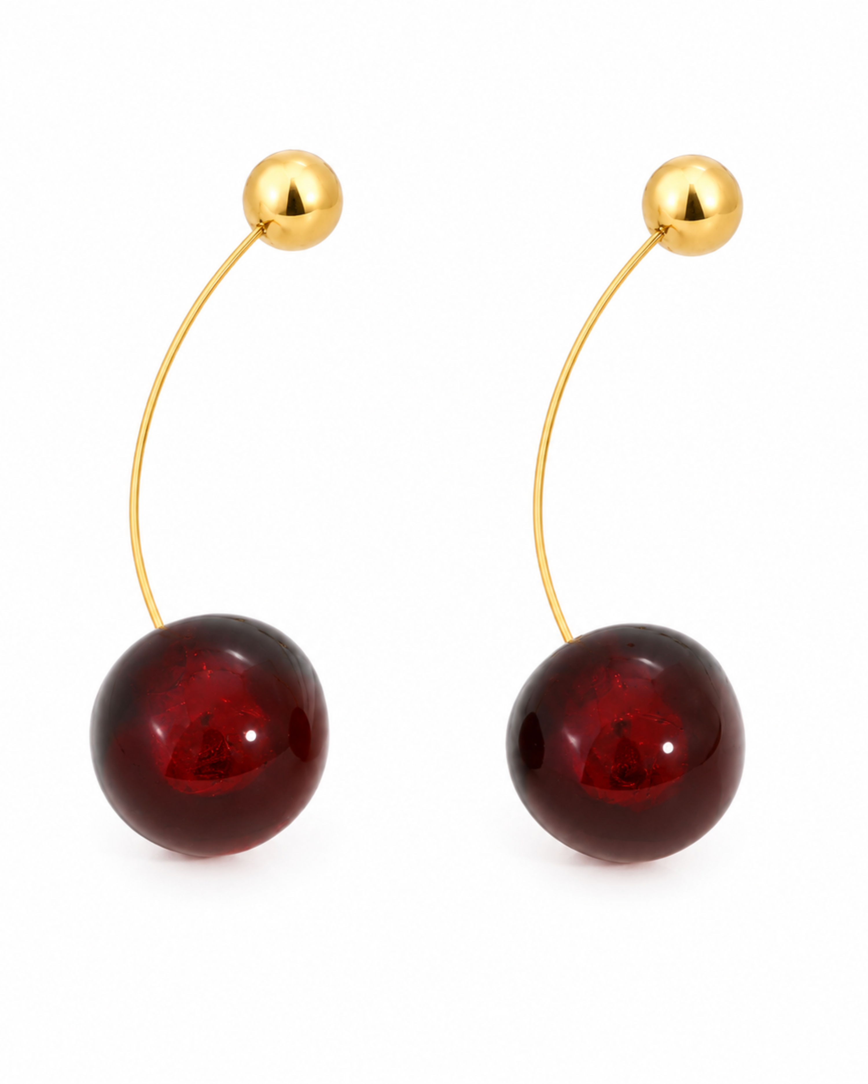Cherry Arc Studs