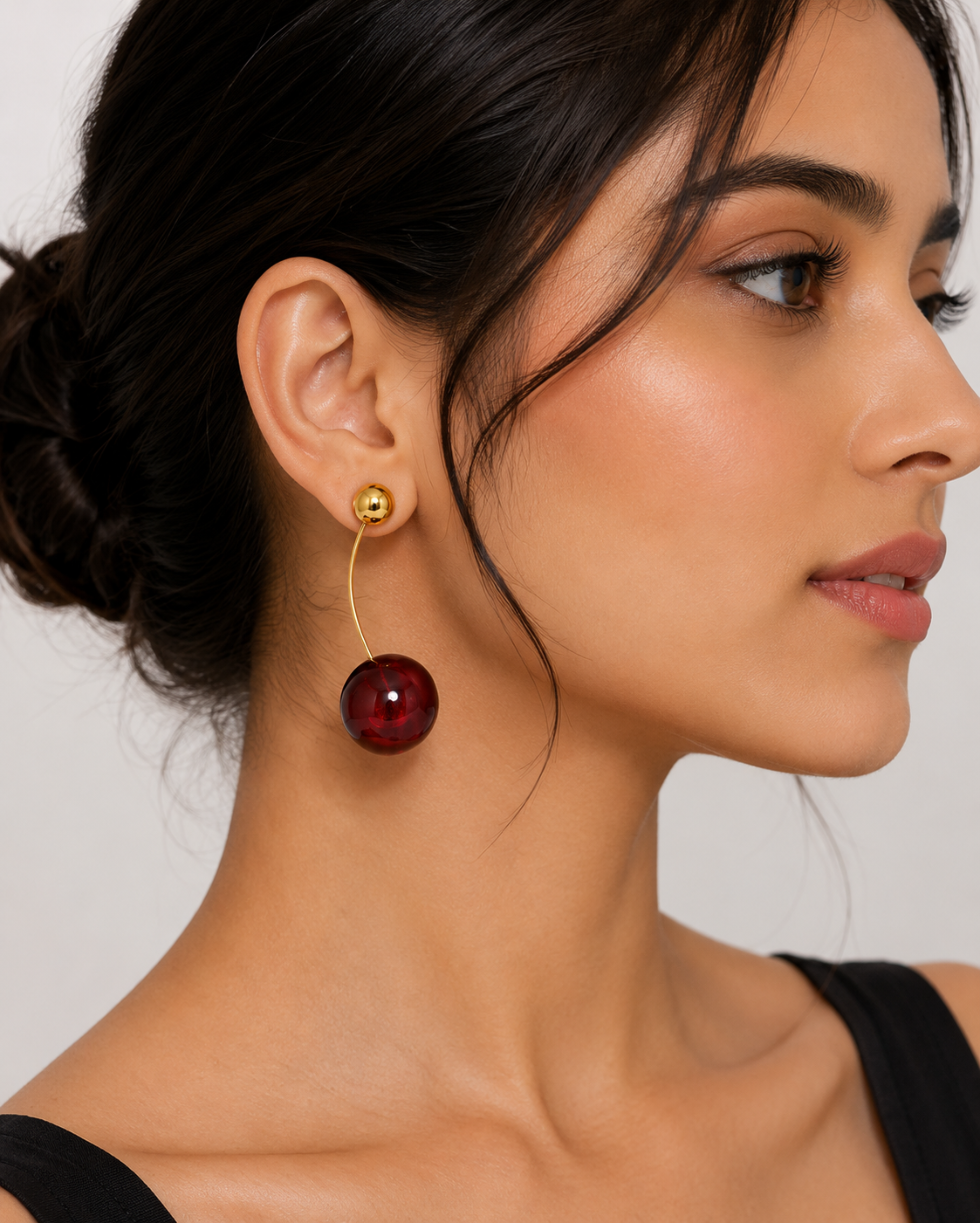 Cherry Arc Studs