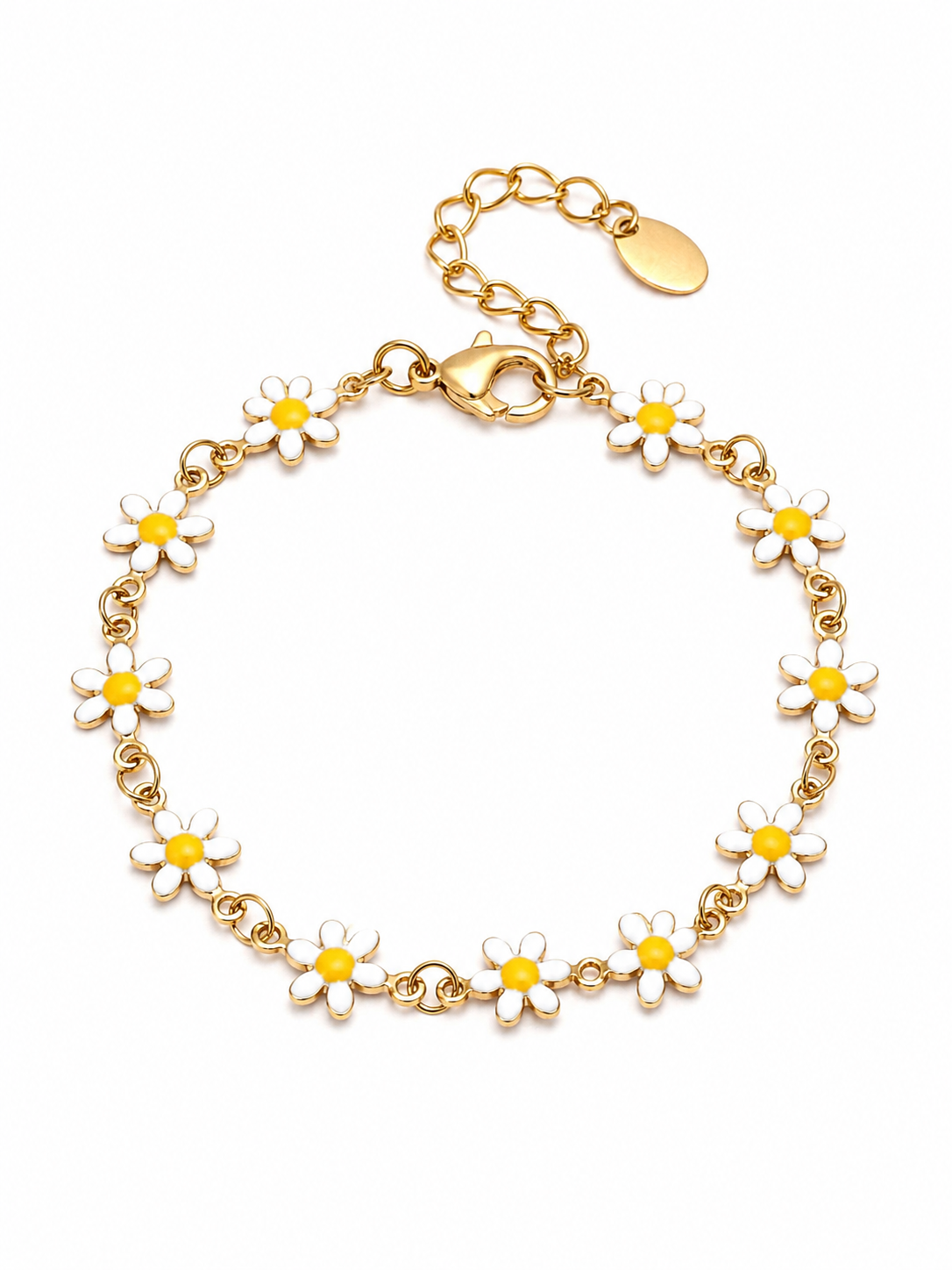 Floral Charm Bracelet