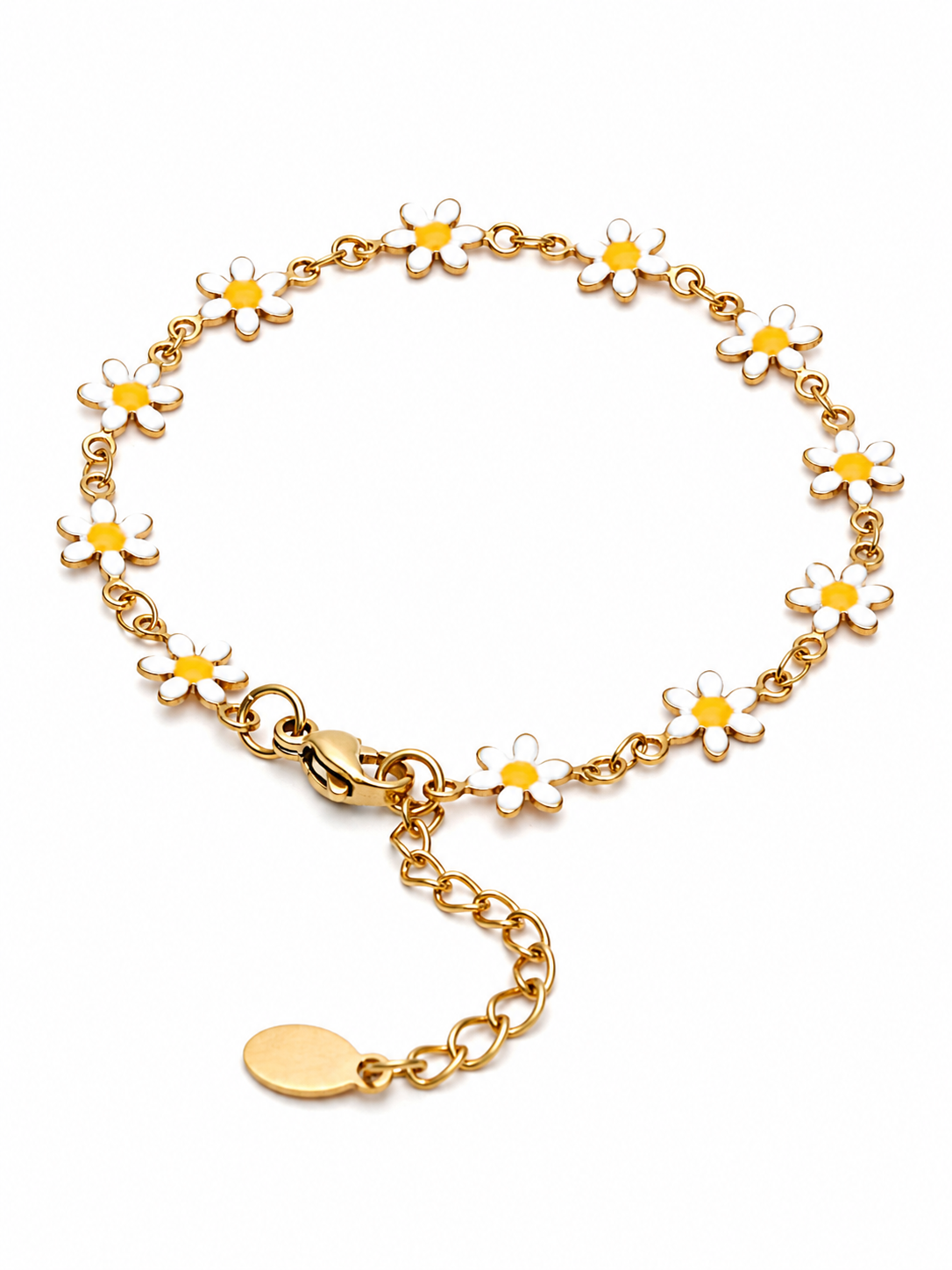 Floral Charm Bracelet