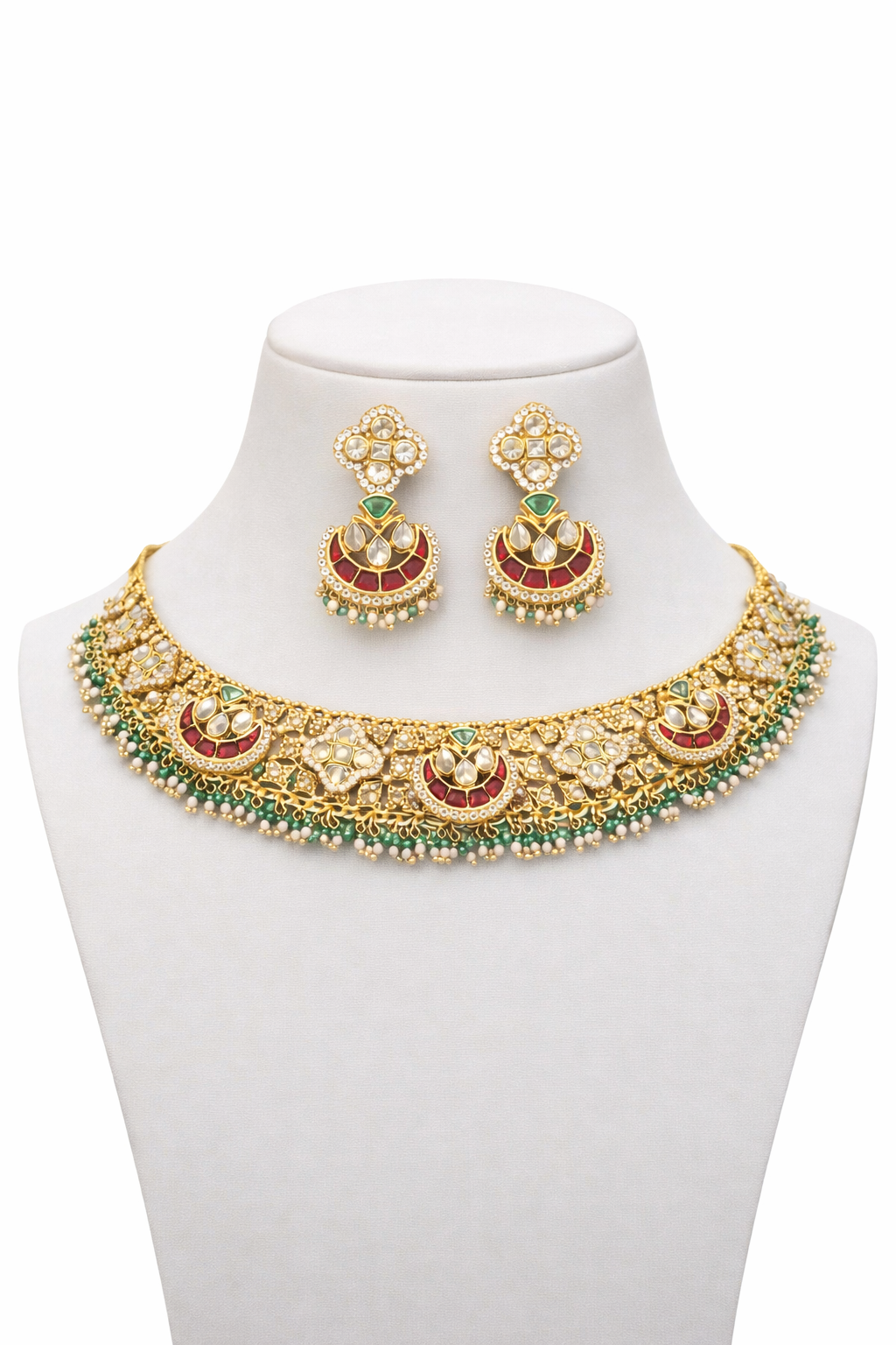Rajwada Kundan Bloom Choker Set
