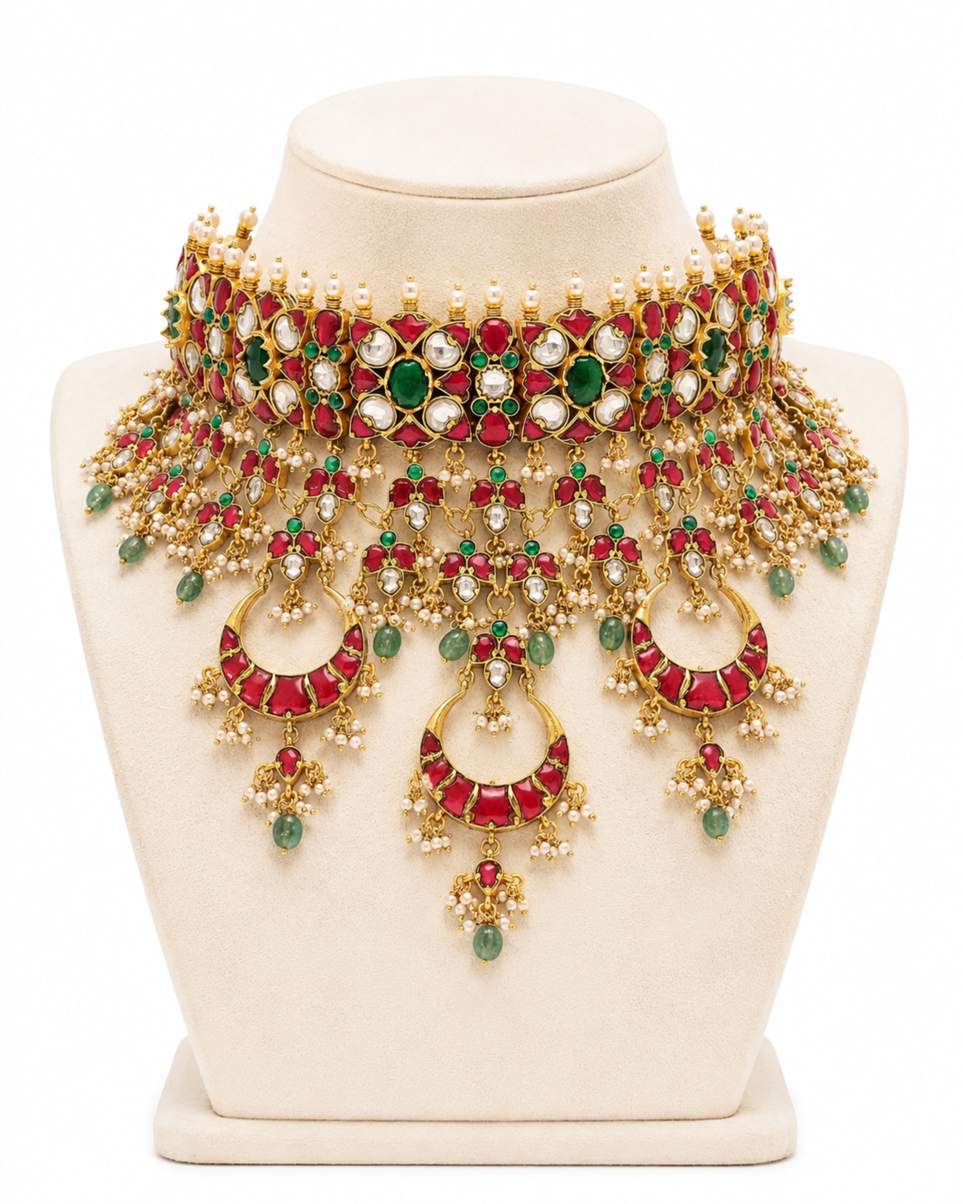 Rajvanta Regal Polki Choker Set