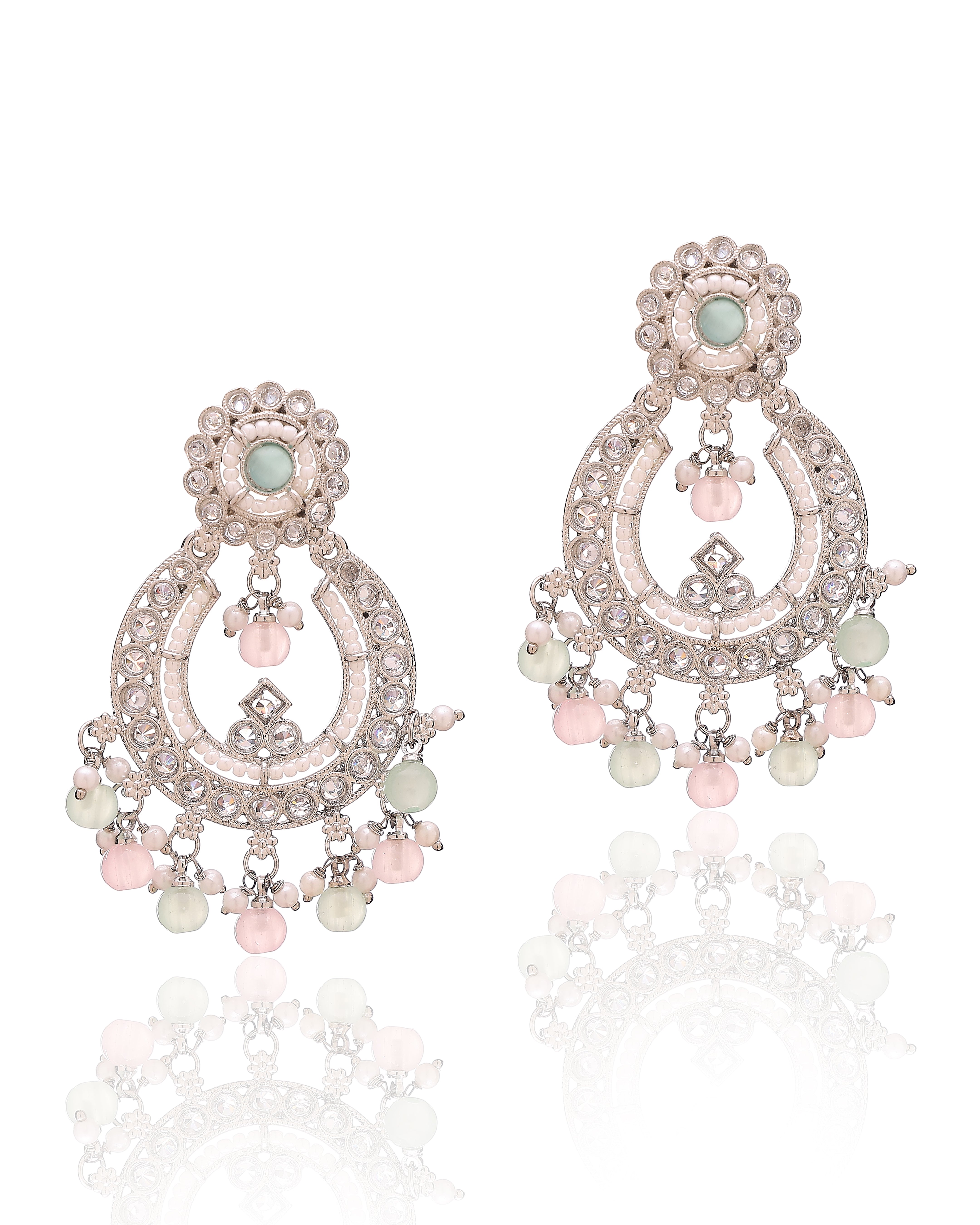 Inaya Rosé Chand Earrings