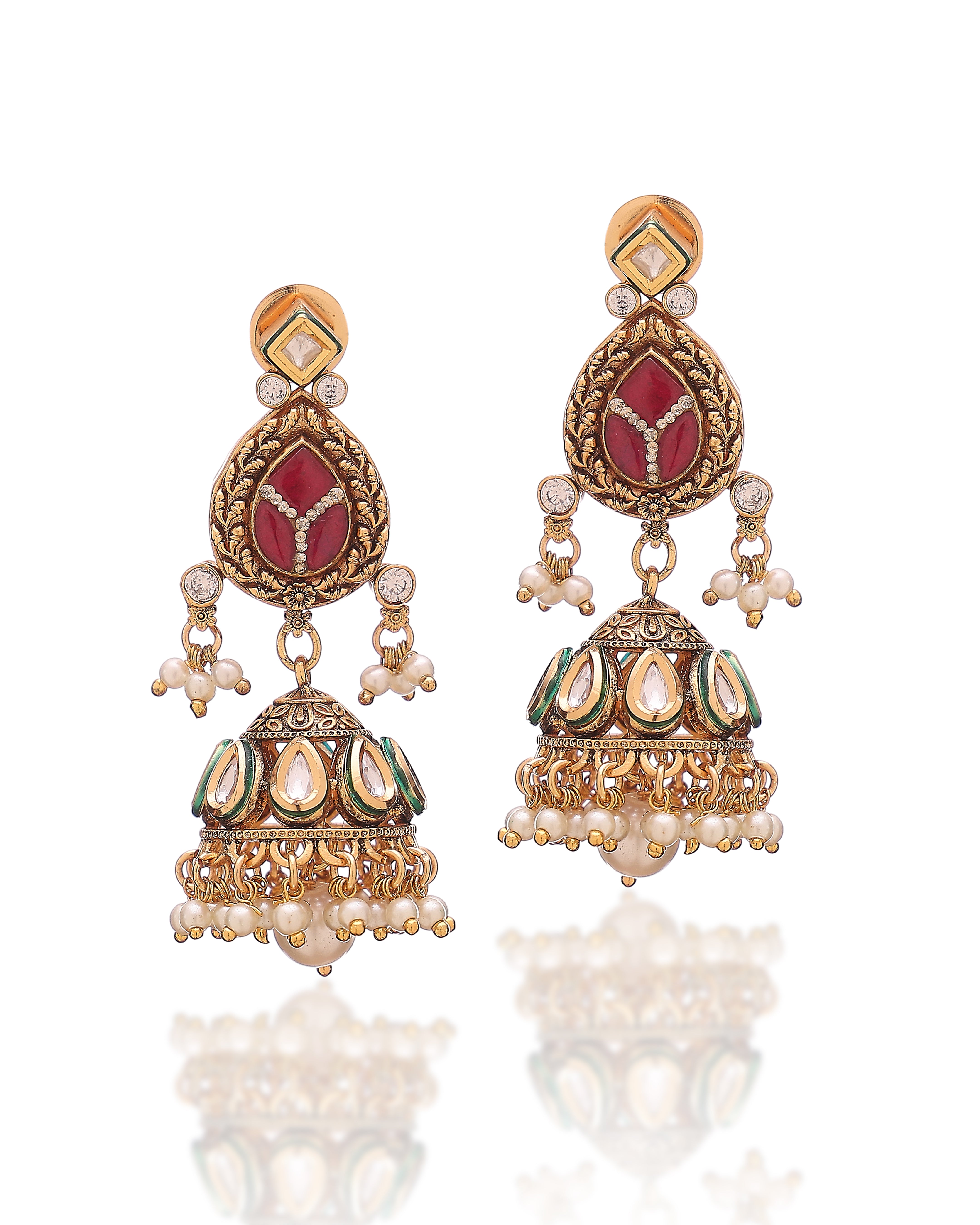 Festive Royale Enamel Jadau Set