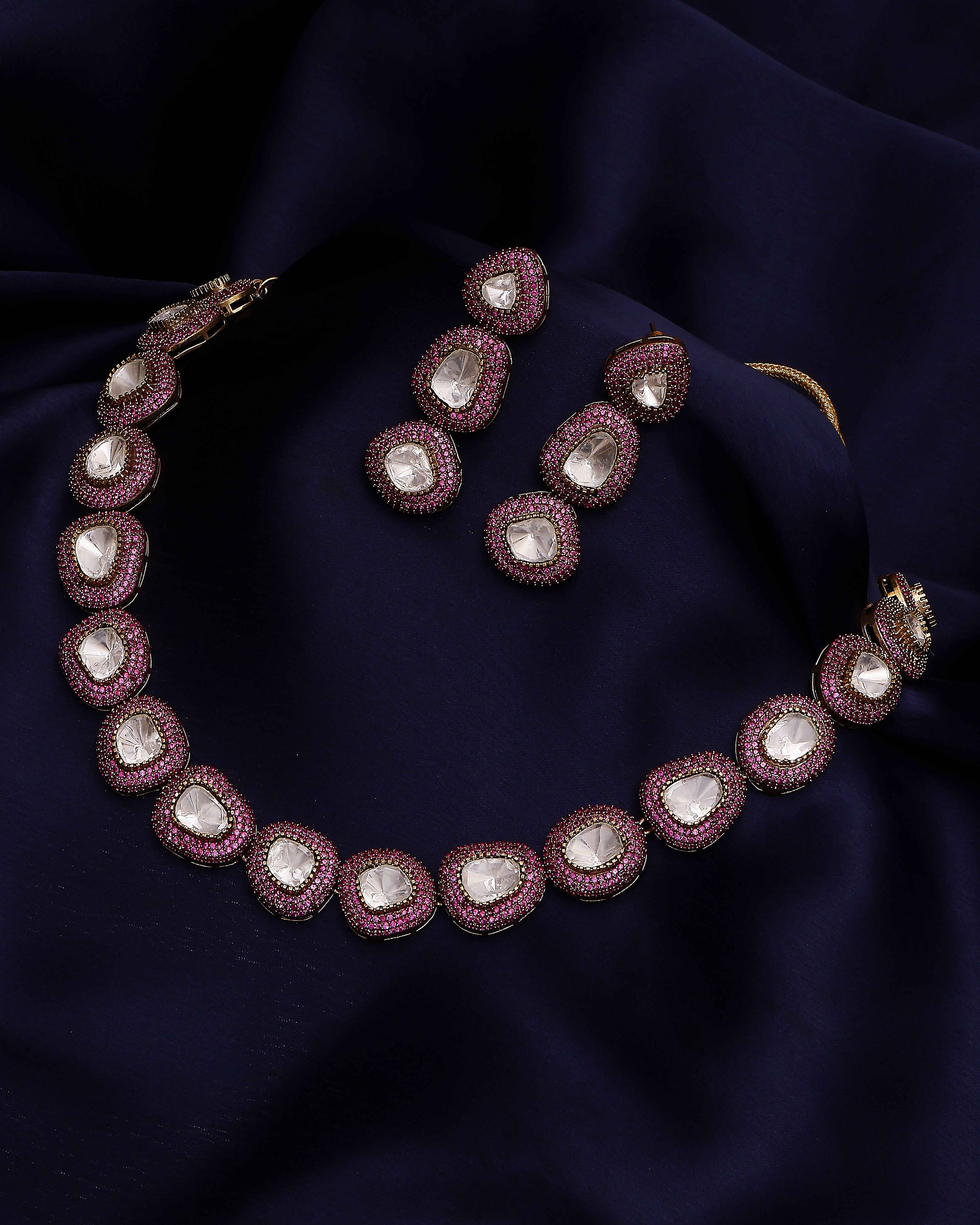 Rosé Luxe Moissanite Glam Set