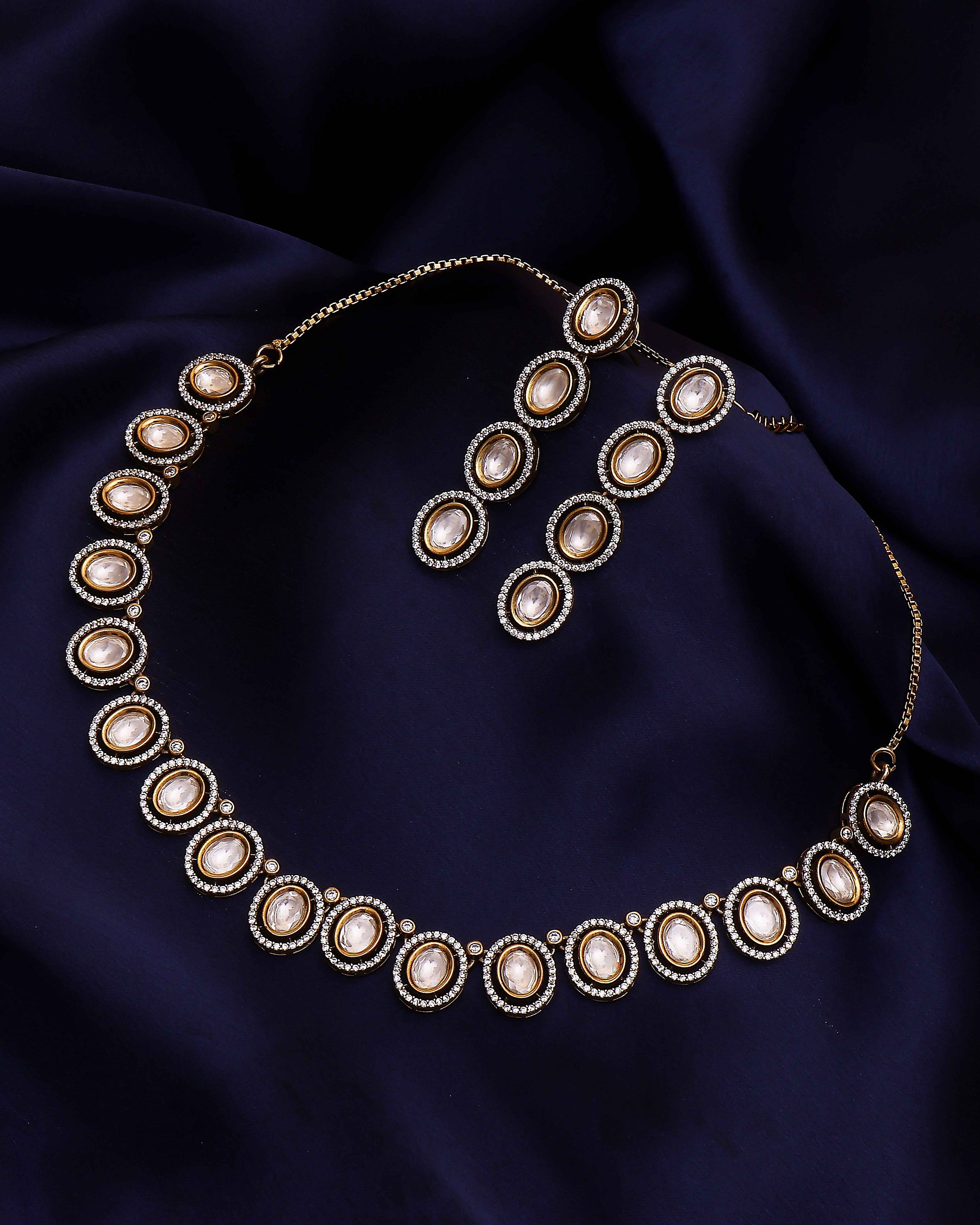 Elysian Oval Moissanite Elegance Set