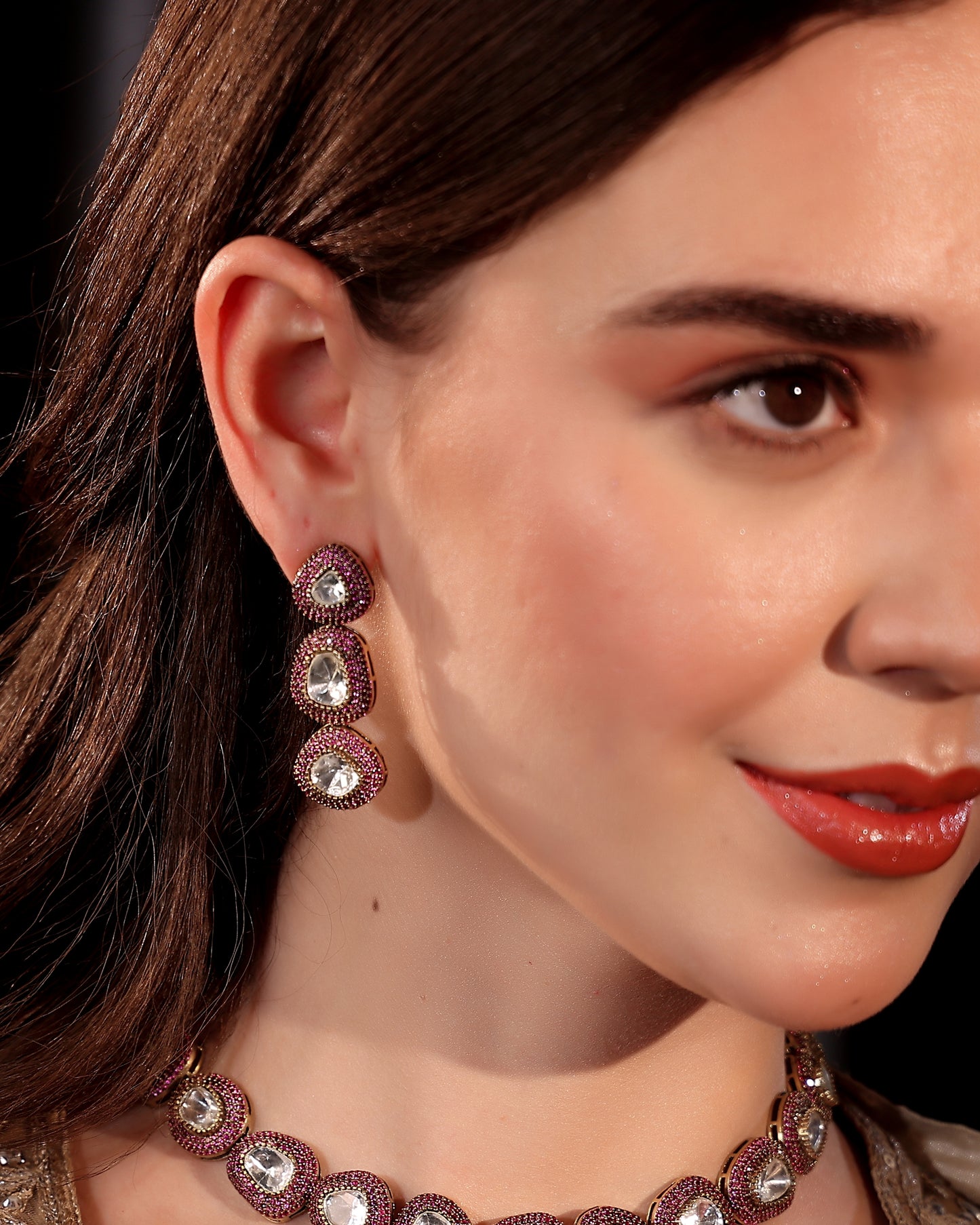 Rosé Luxe Moissanite Glam Set