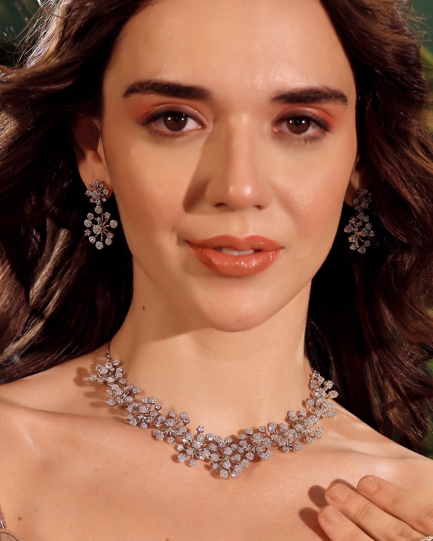 Crystal Bloom AD Statement Set