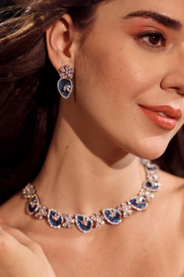 Sapphire Glitz AD Bloom Set