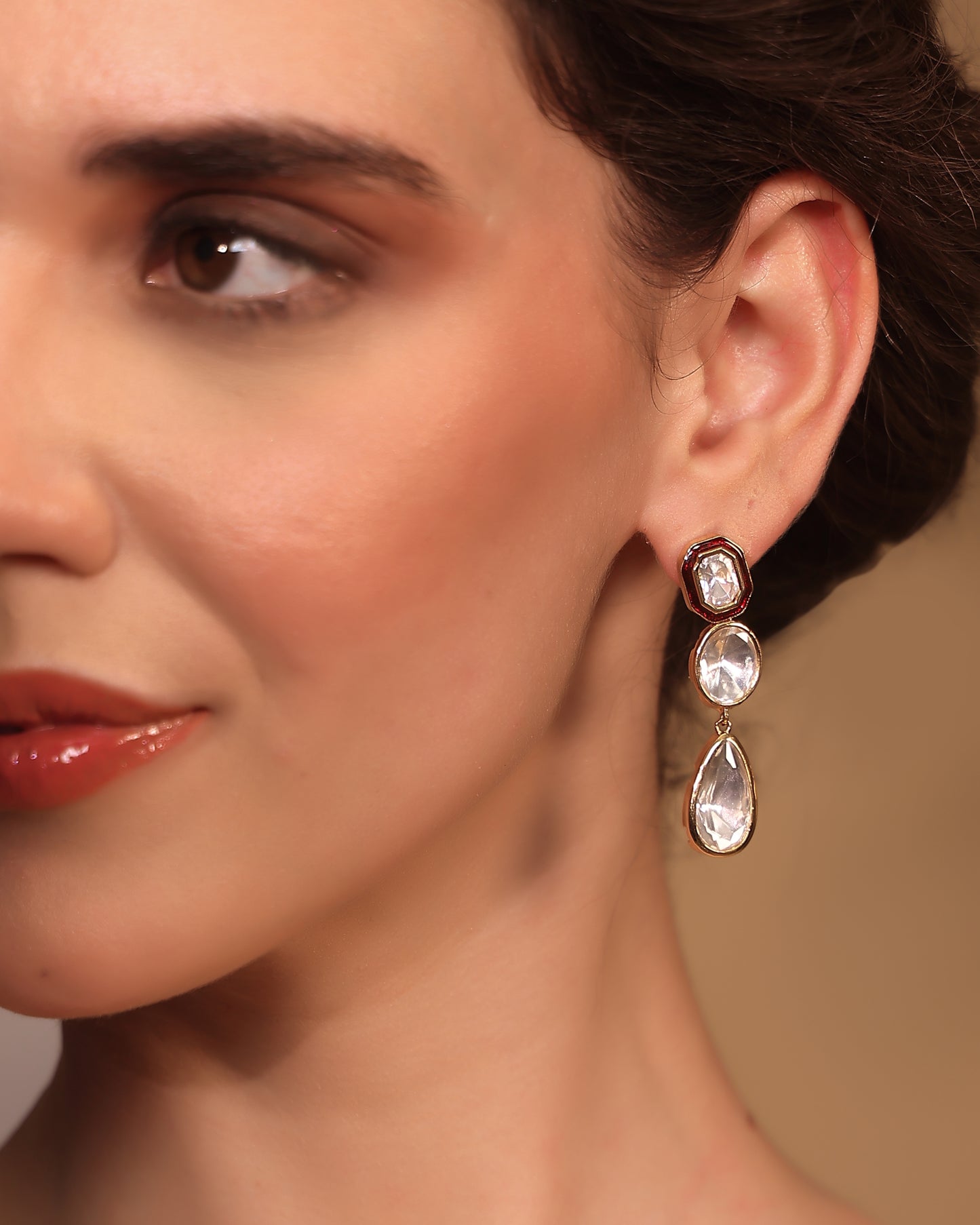 Eira Kundan Drop Trio