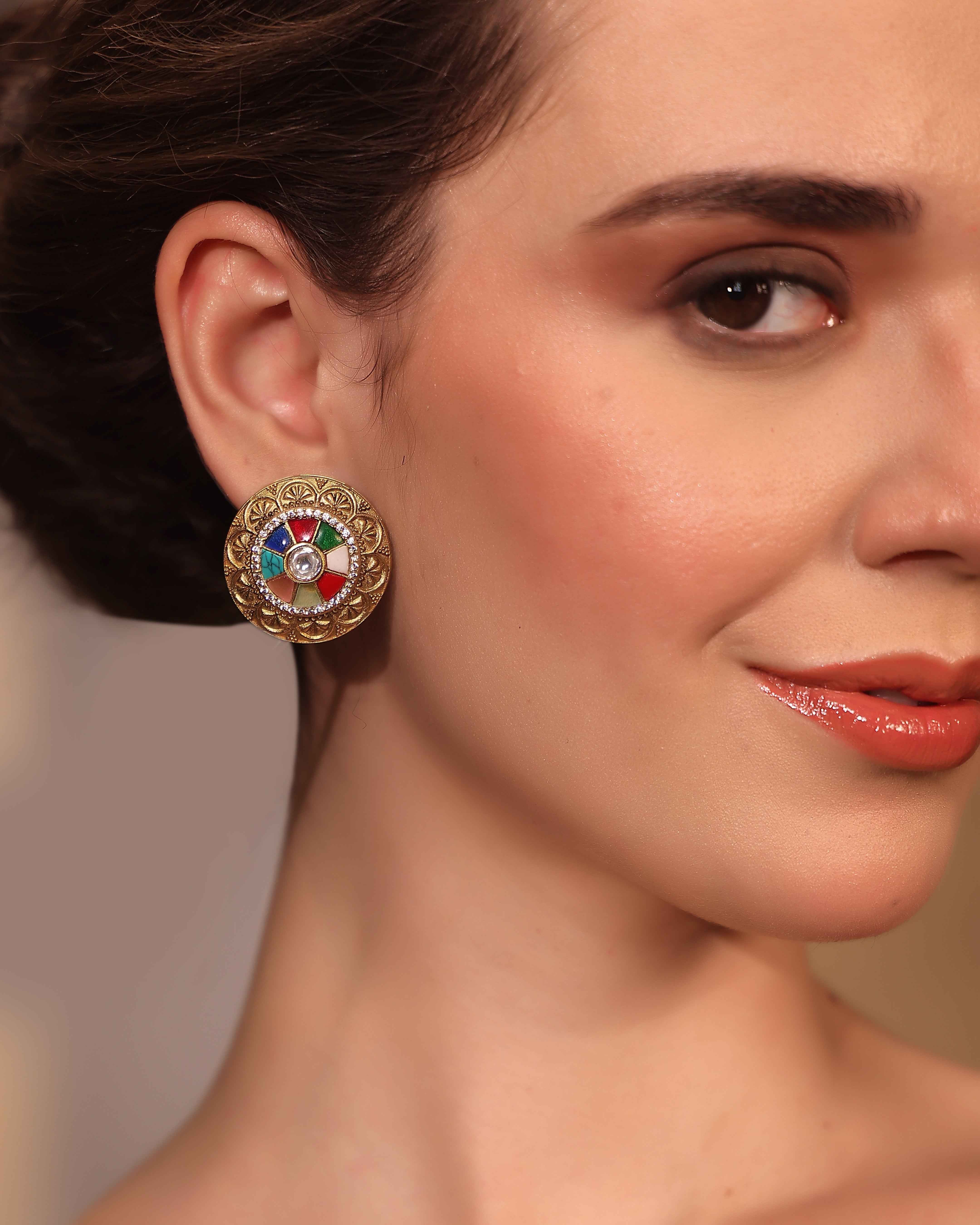Navika Chakra Studs