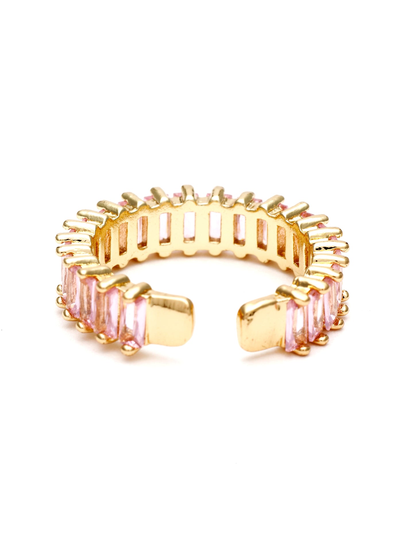 Blush Baguette Ring