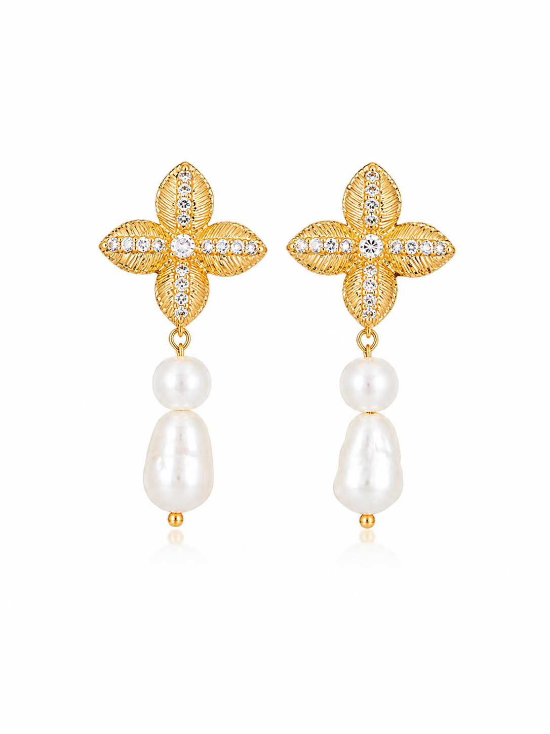 Pearl Blossom Luxe Earrings
