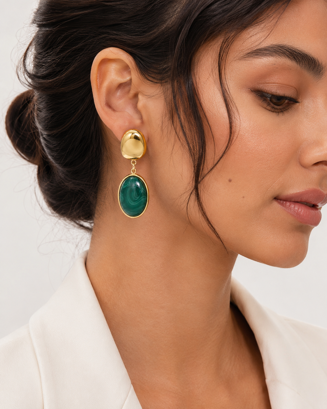Verde Luxe Drop Earrings