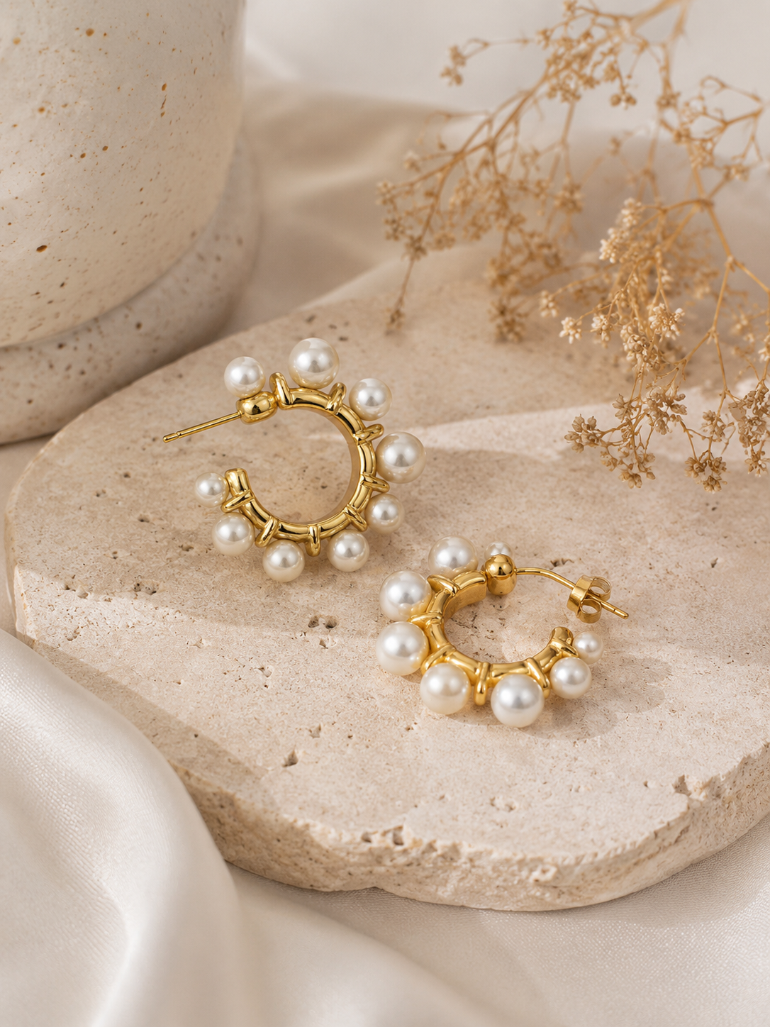 Opaline Luxe Hoops