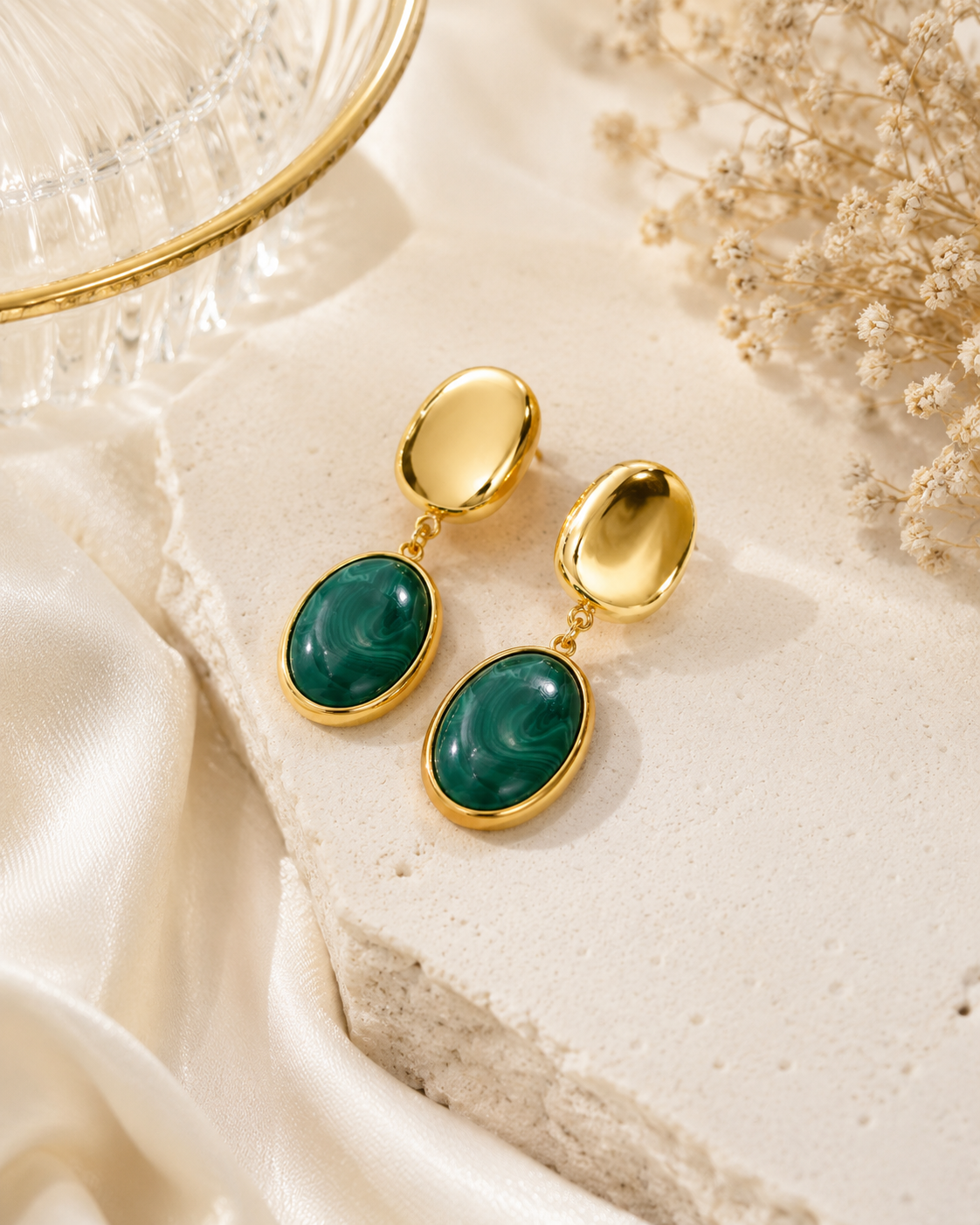 Verde Luxe Drop Earrings