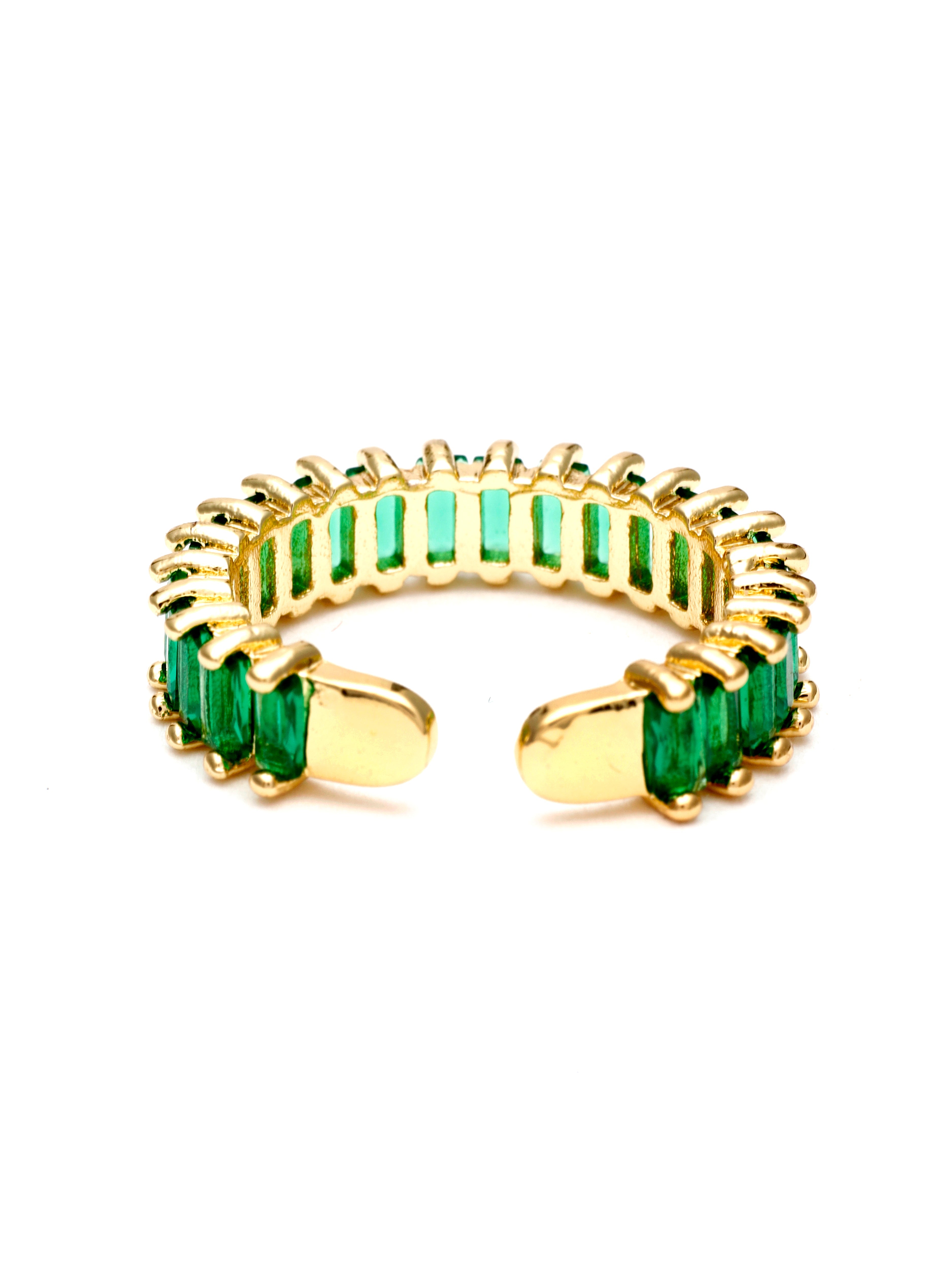 Emerald Baguette Ring