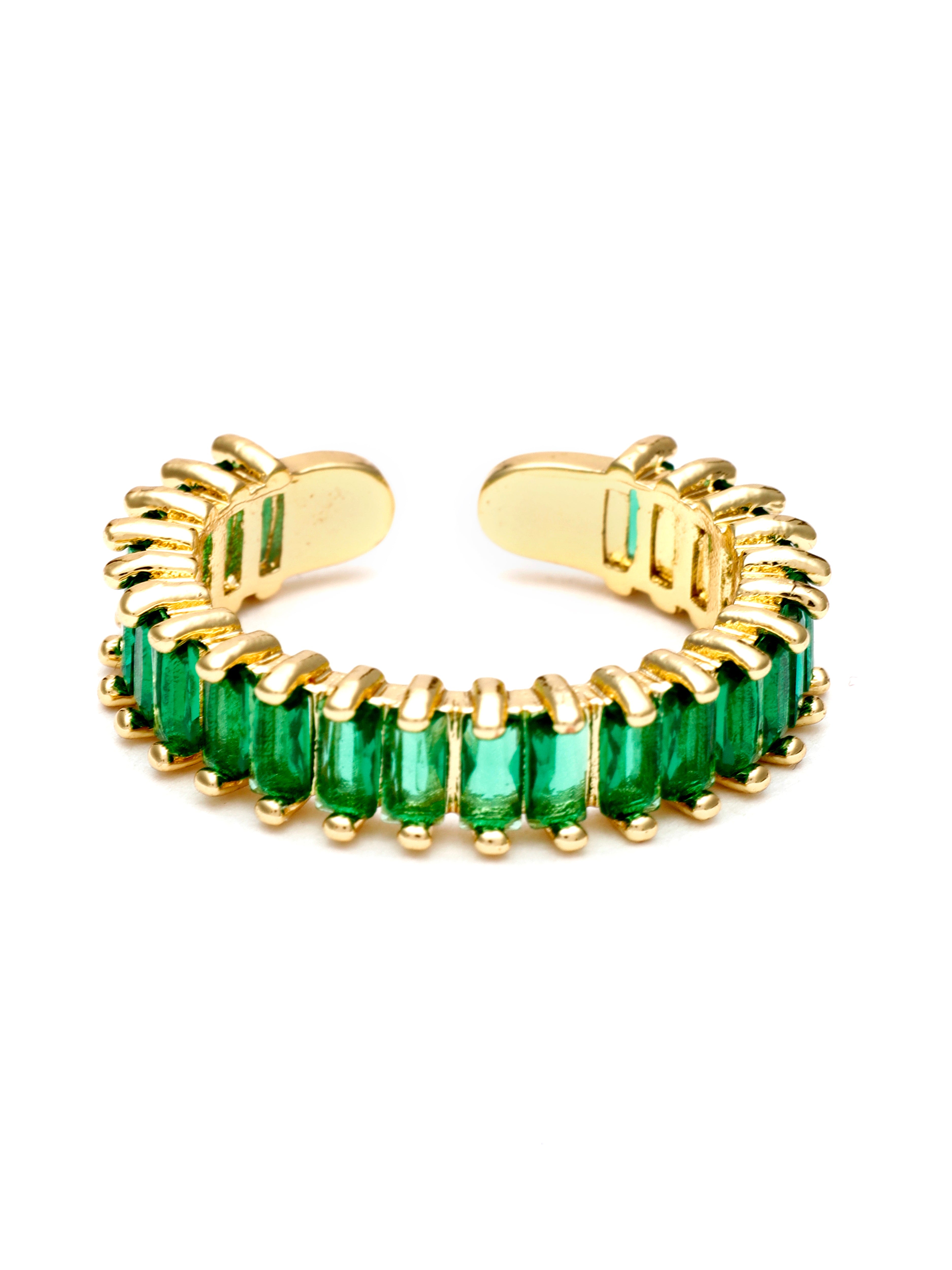 Emerald Baguette Ring - Image 3