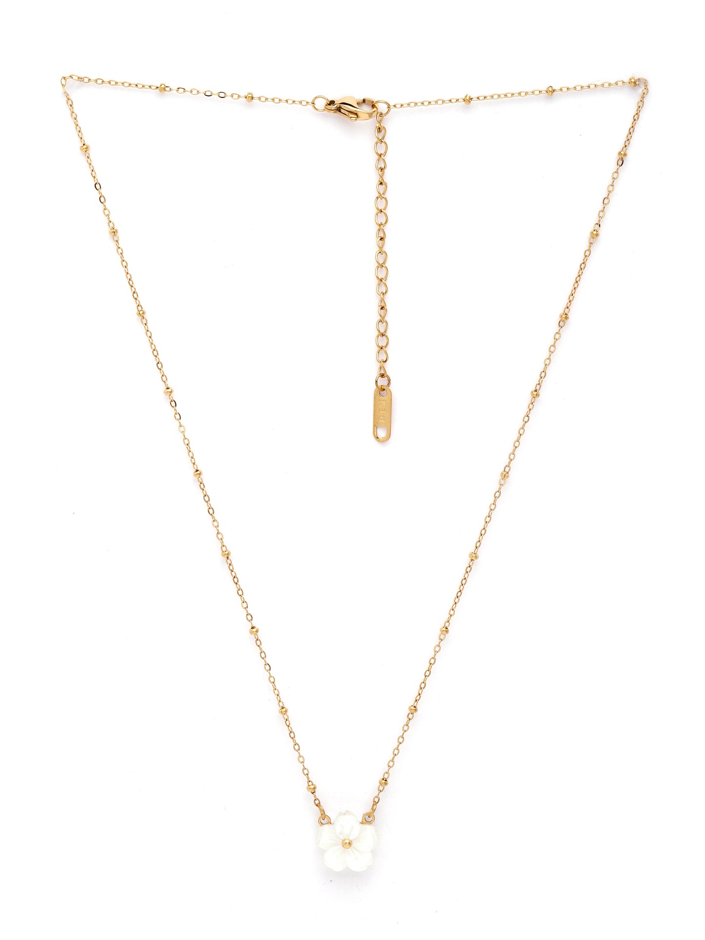 Floral Charm Necklace - Image 2