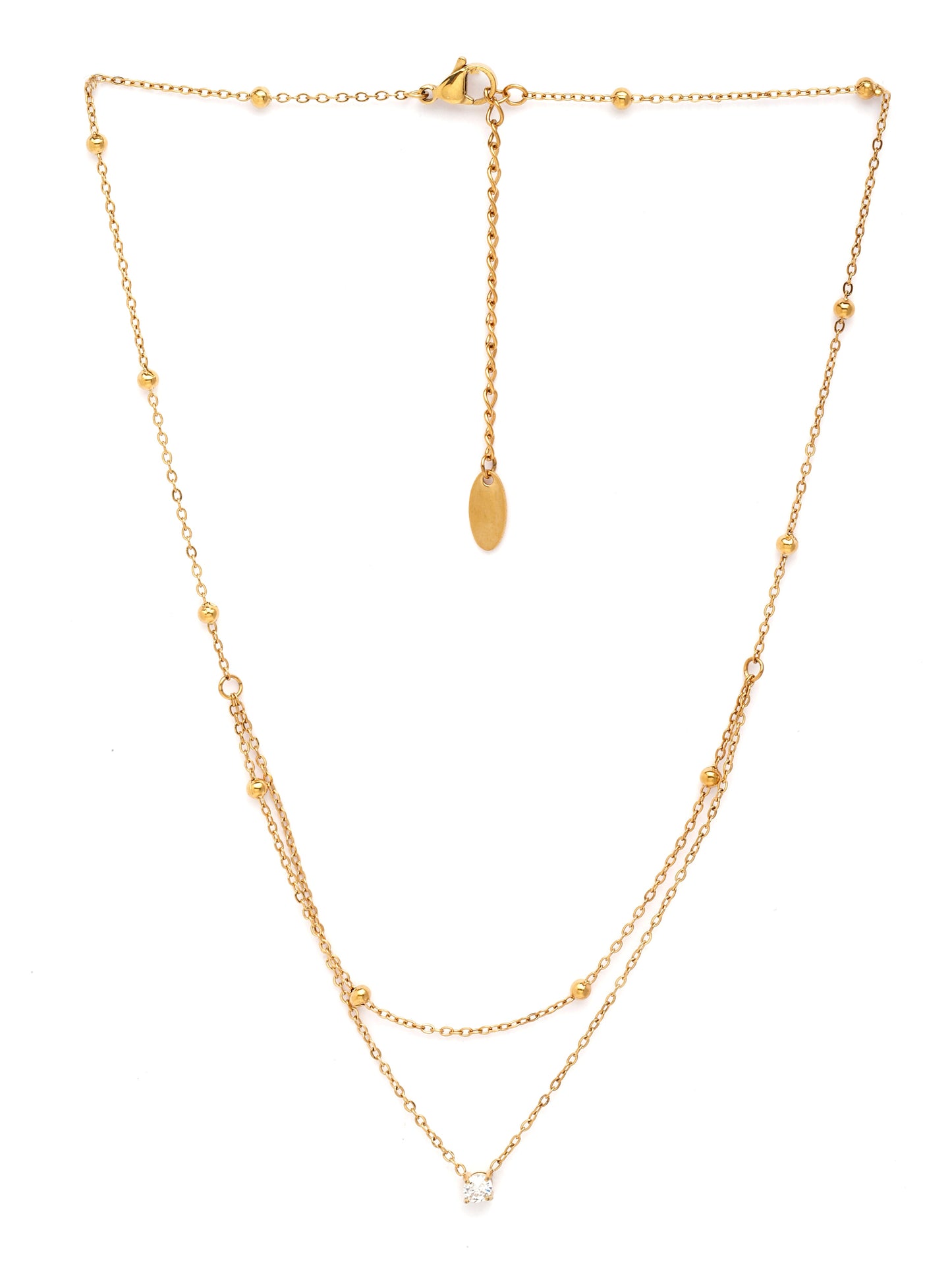 Glint Layered Necklace - Image 2