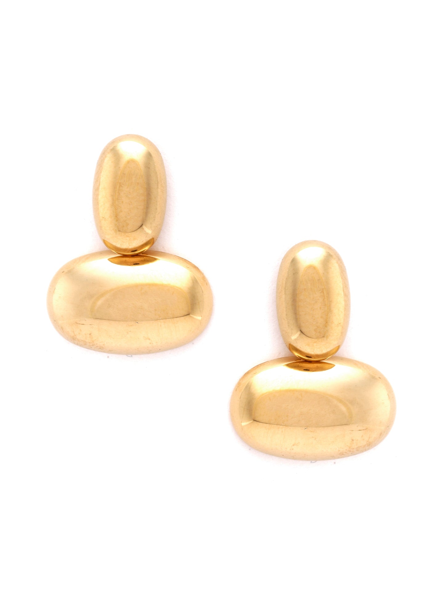 Golden Pebble Studs