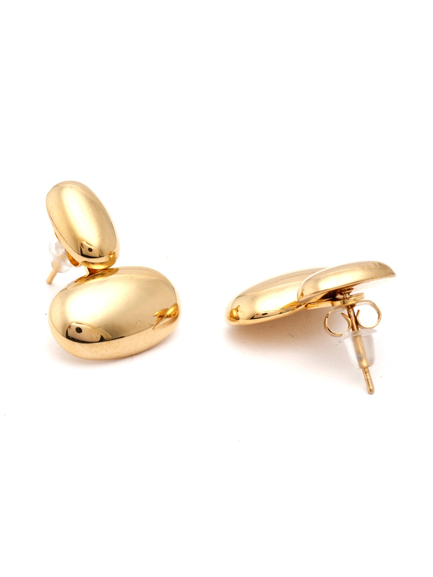 Golden Pebble Studs - Image 2