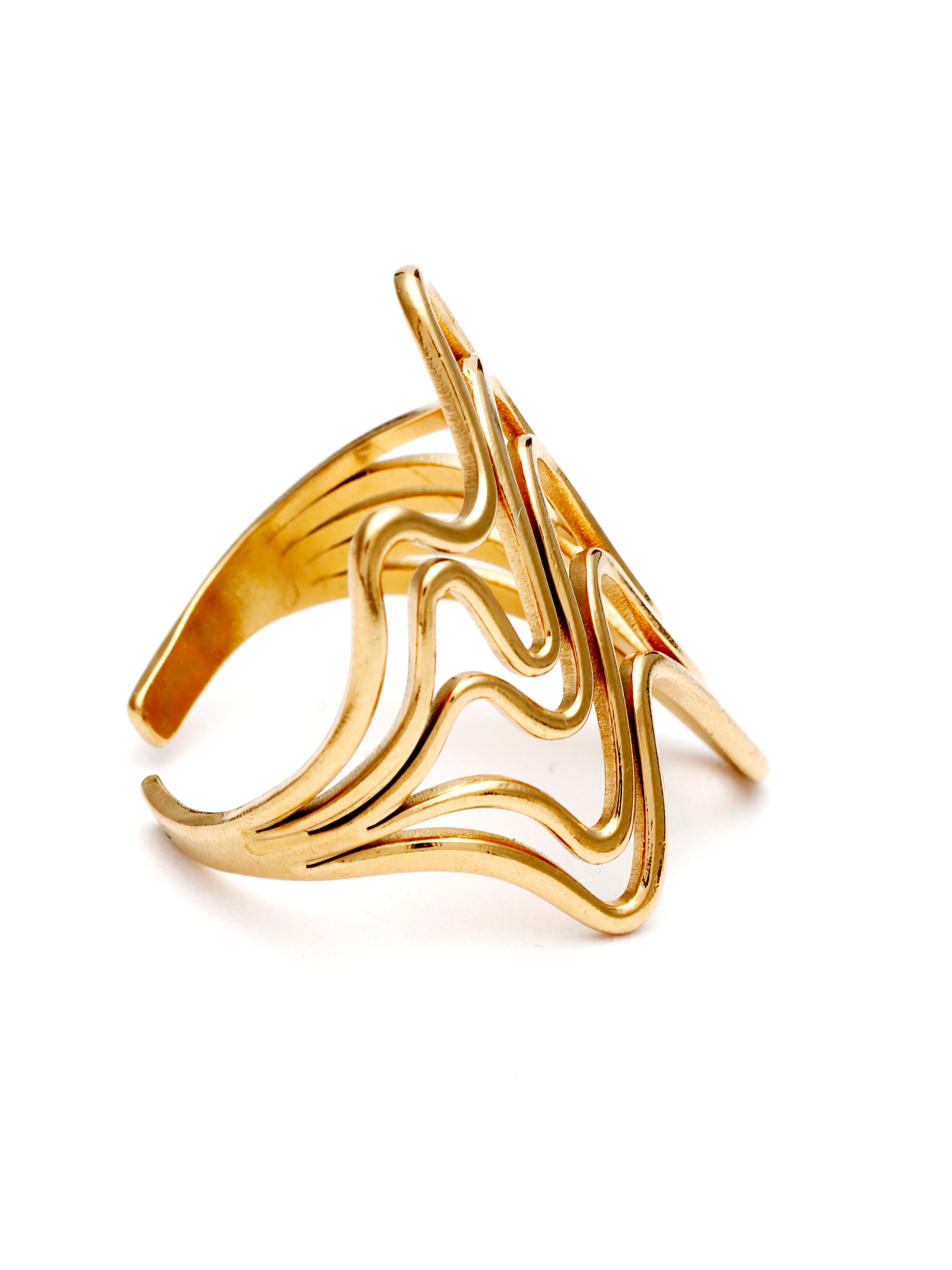 Wave Band Ring - Image 6