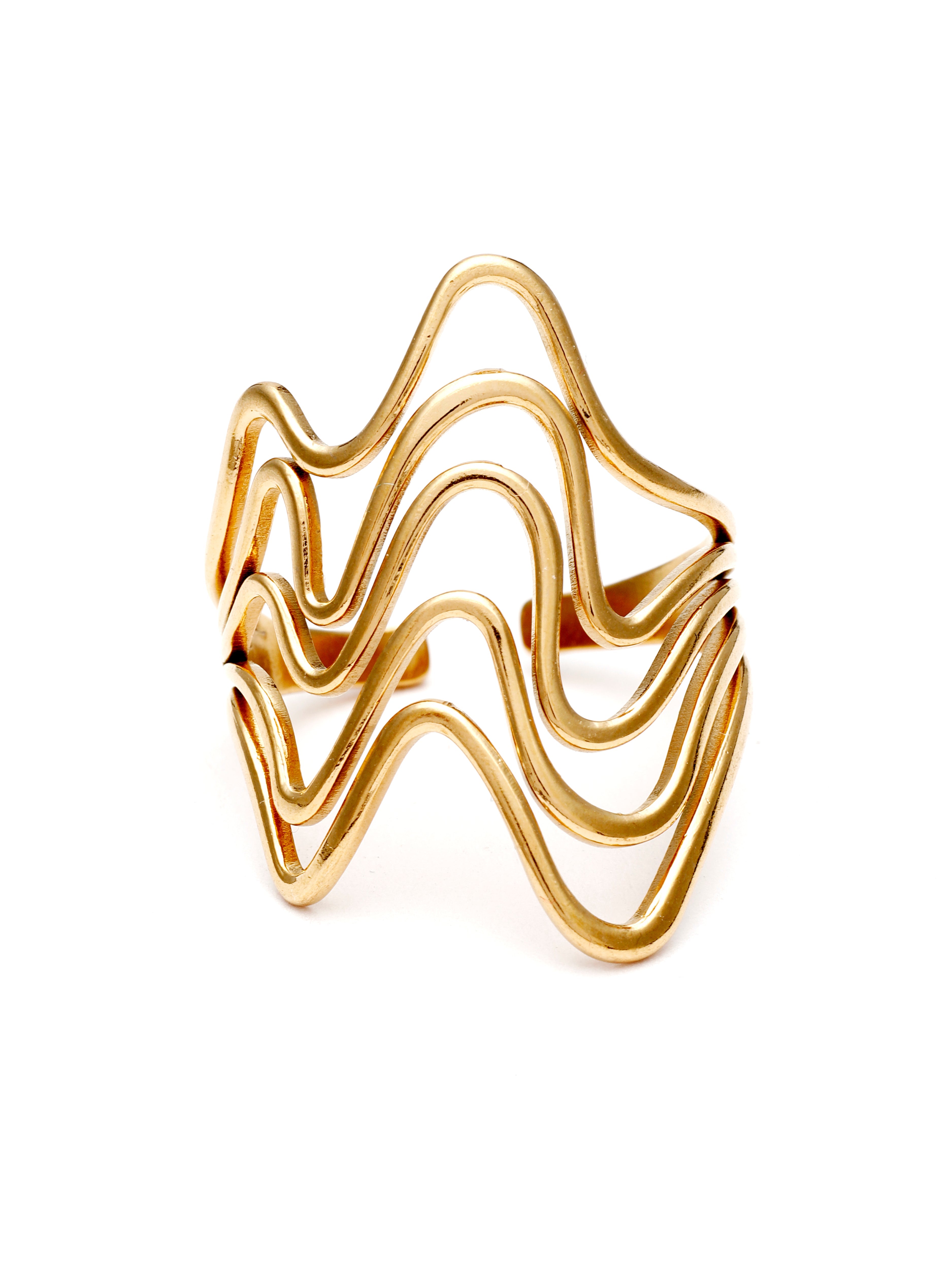 Wave Band Ring - Image 7
