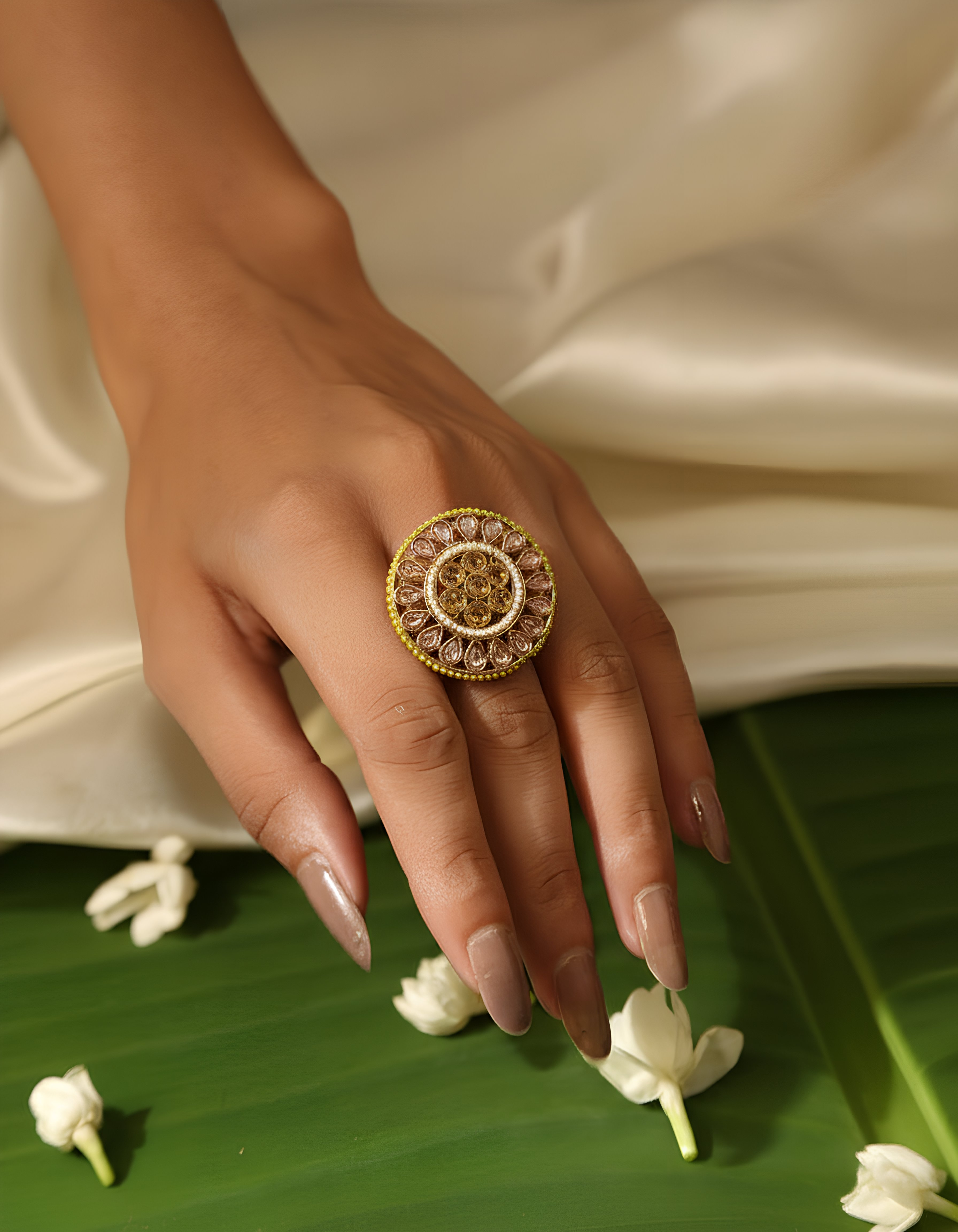 Zeenat Sunburst Ring
