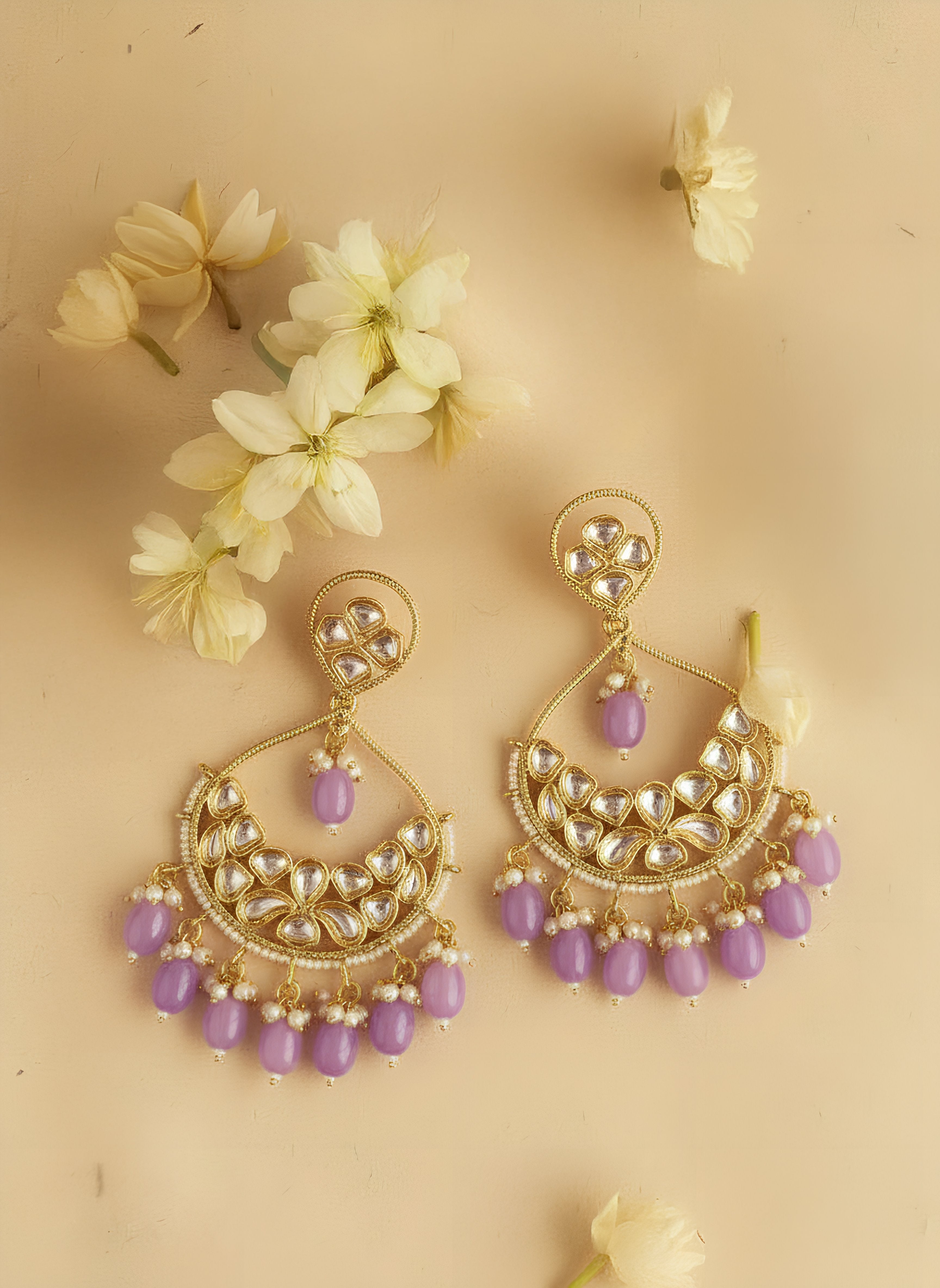 Lavender Moonfall Earrings