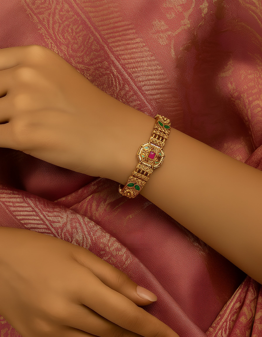 Rajmandal Temple Enamel Kada