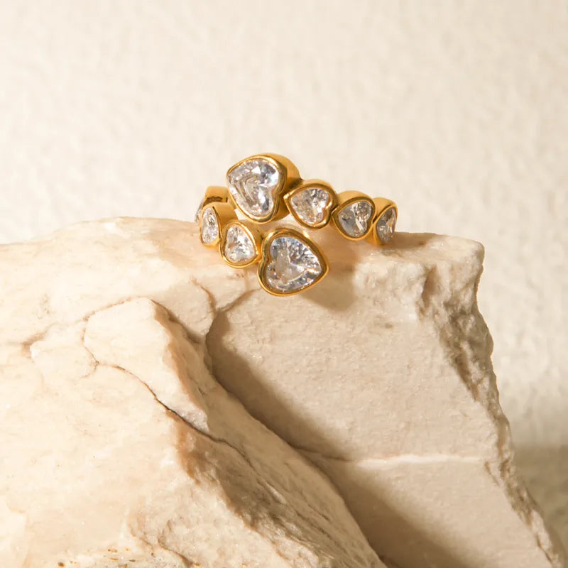 Celesta Heart Ring