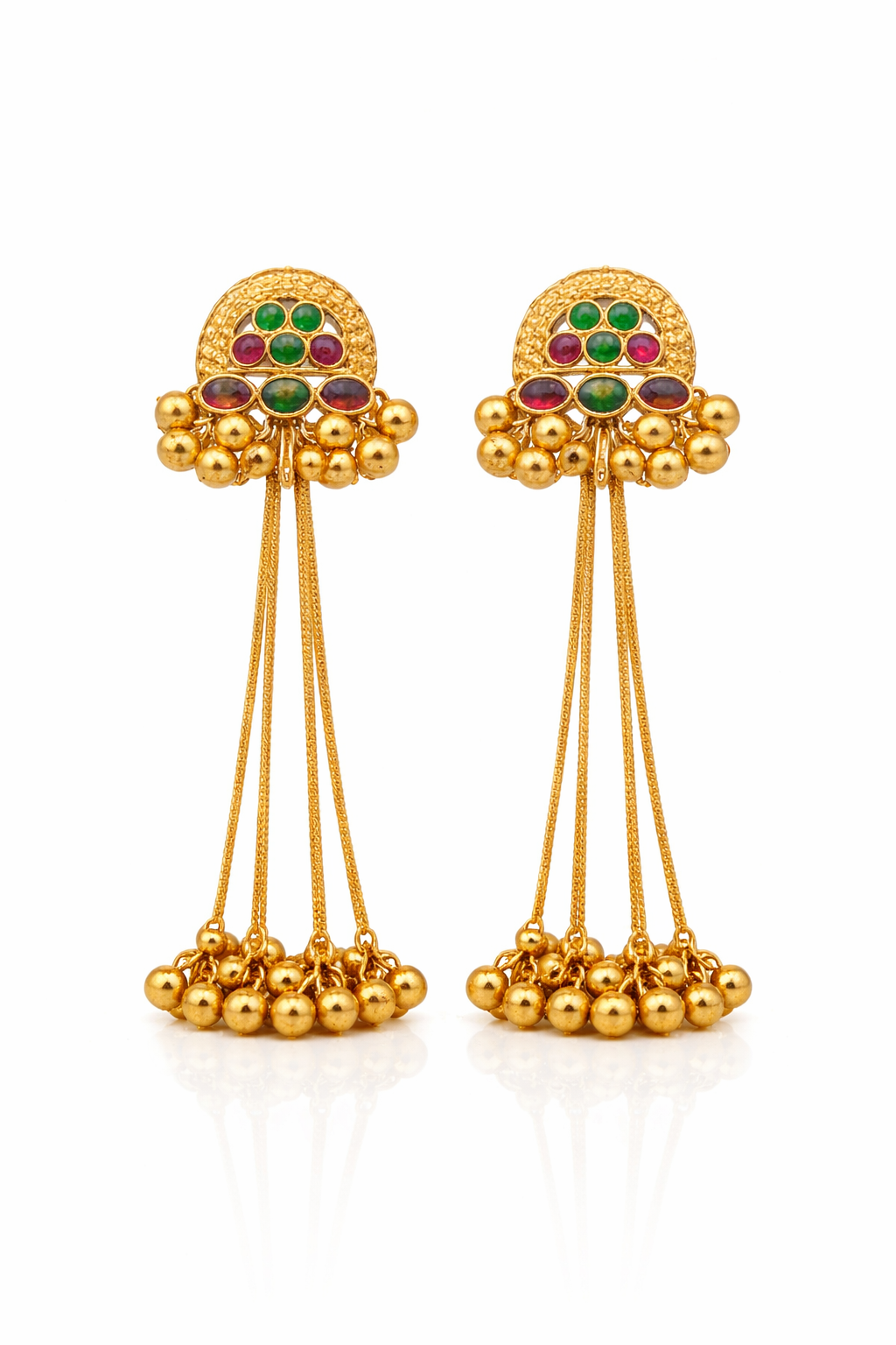 Rangoli Sutra Tassel Earrings