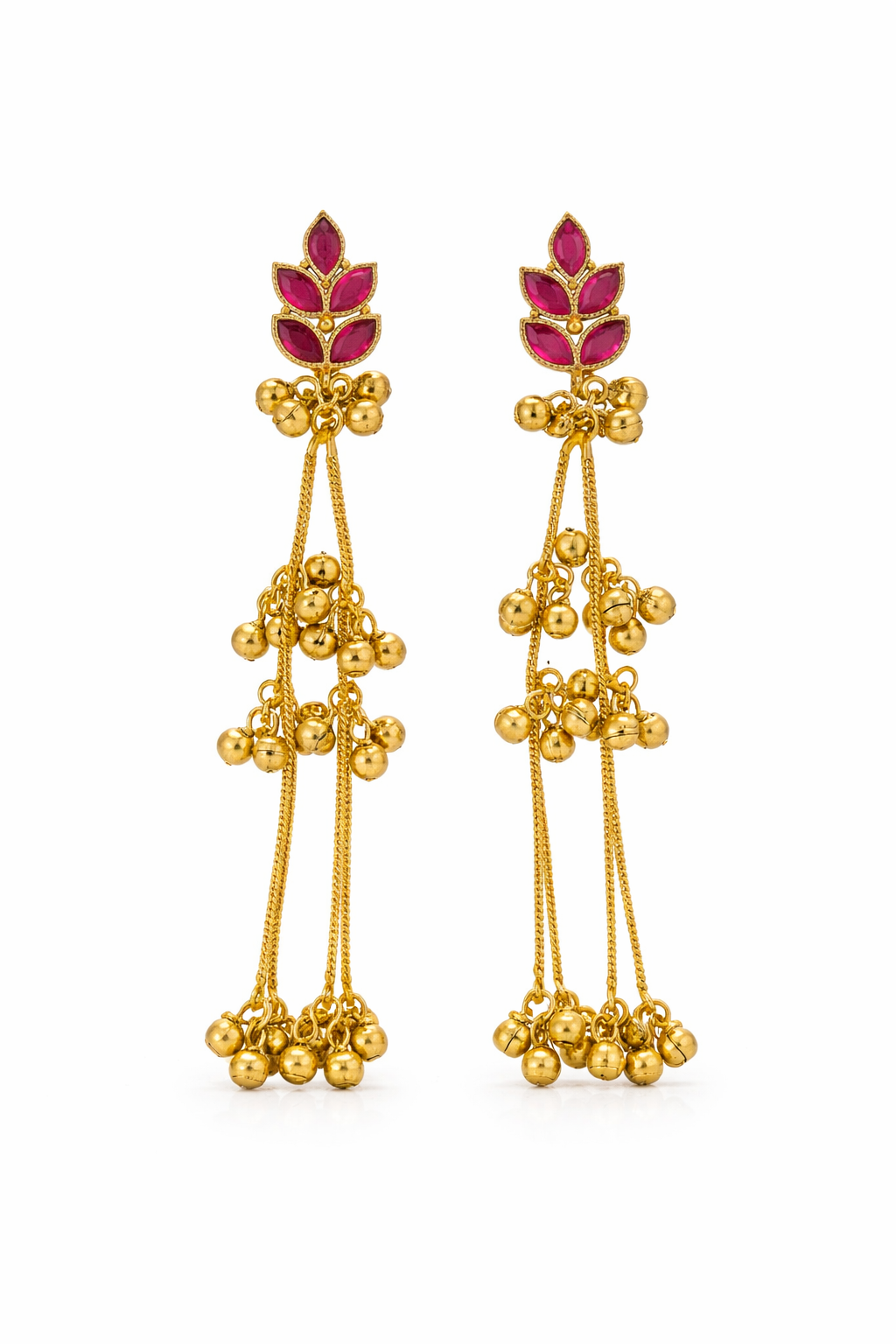 Pallav Long Tassel Earrings