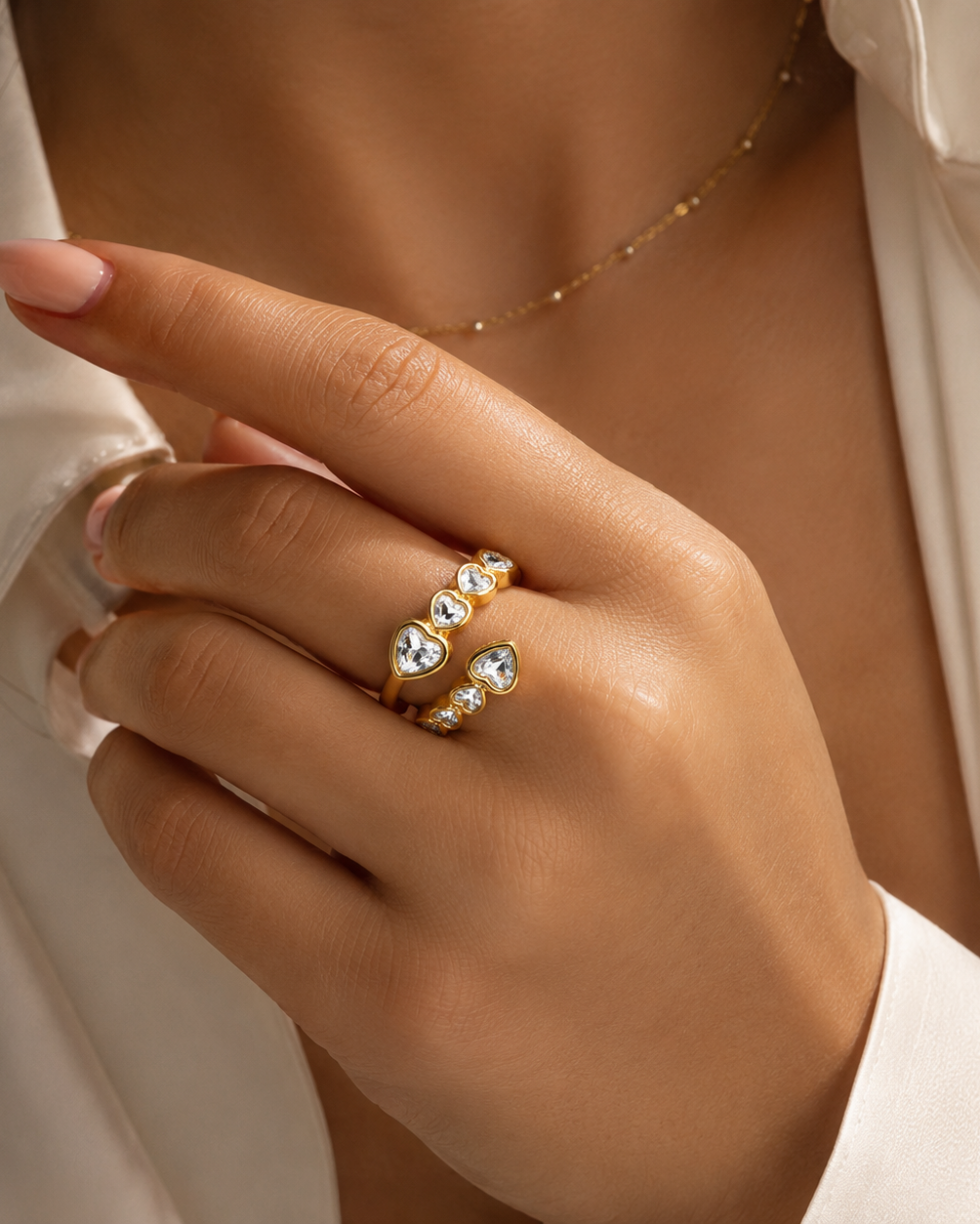 Celesta Heart Ring