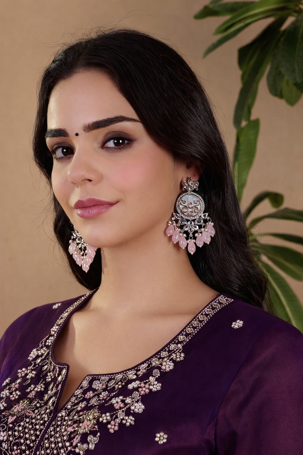 Pink Aura Royale Earrings