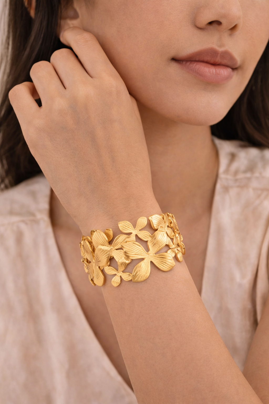 Pure Bloom Statement Cuff