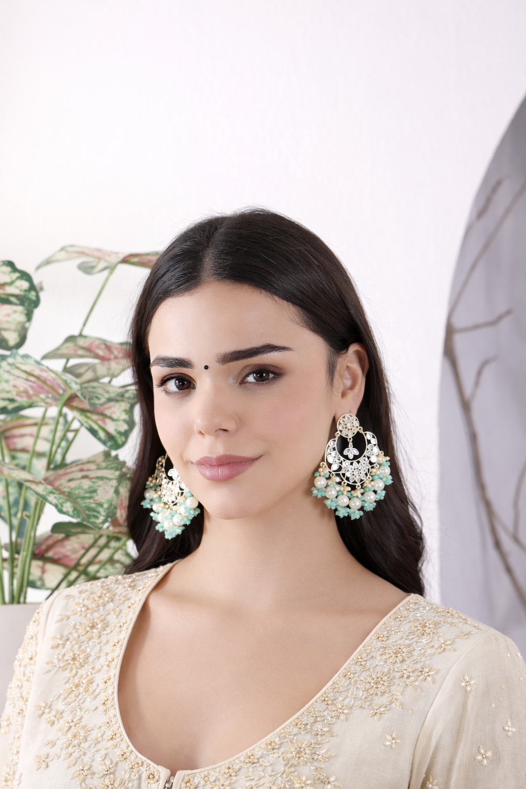 Shanaya Pearl Garden Earrings