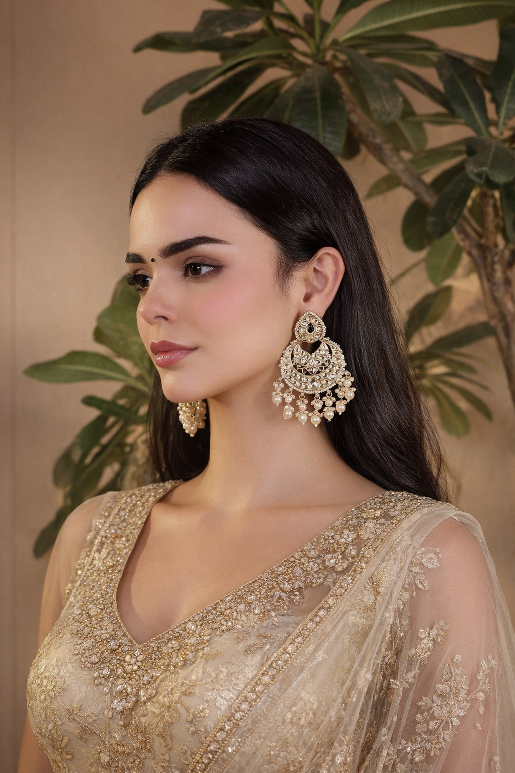 Sitara Ivory Bloom Earrings