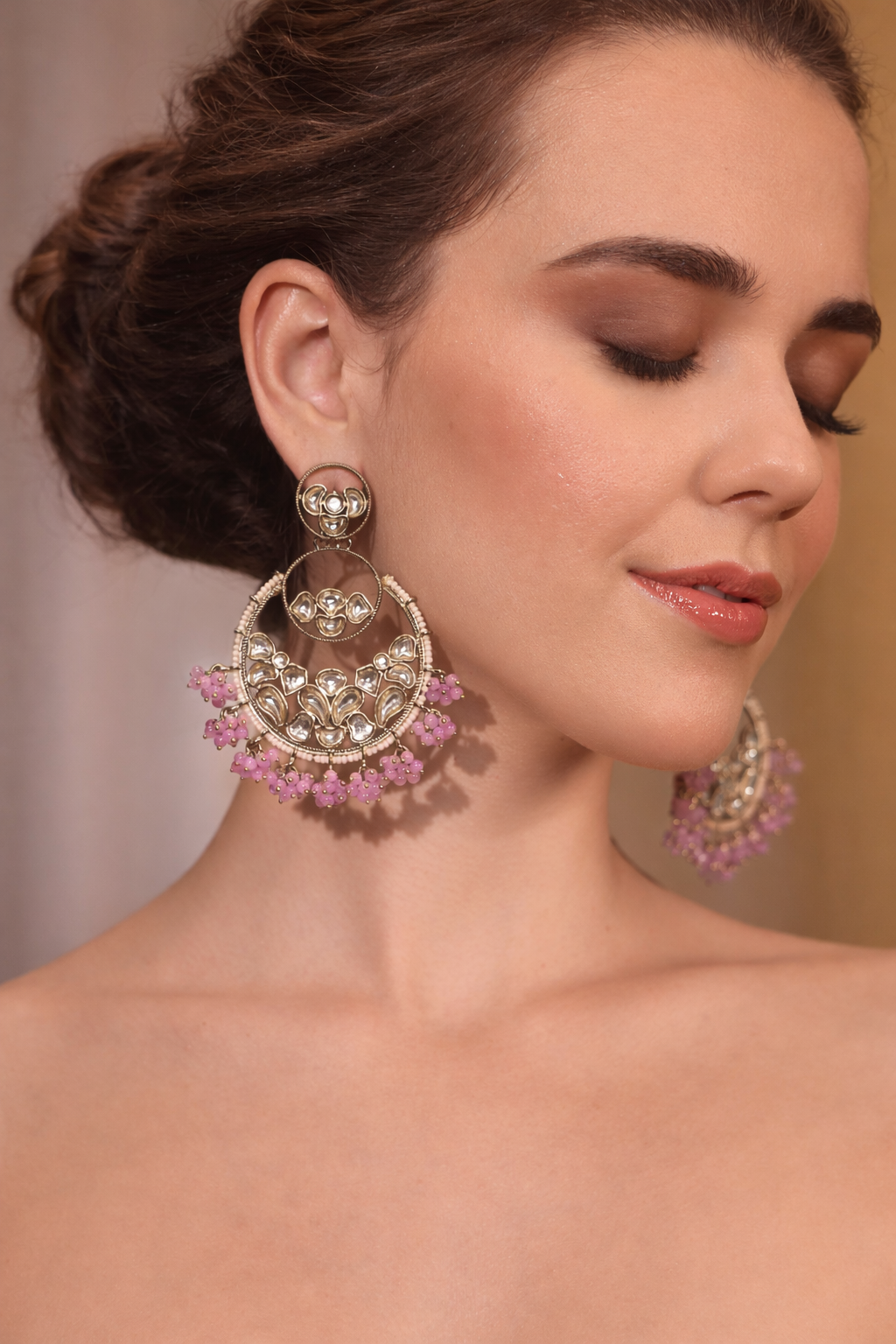 Inara Lilac Crescent Drops