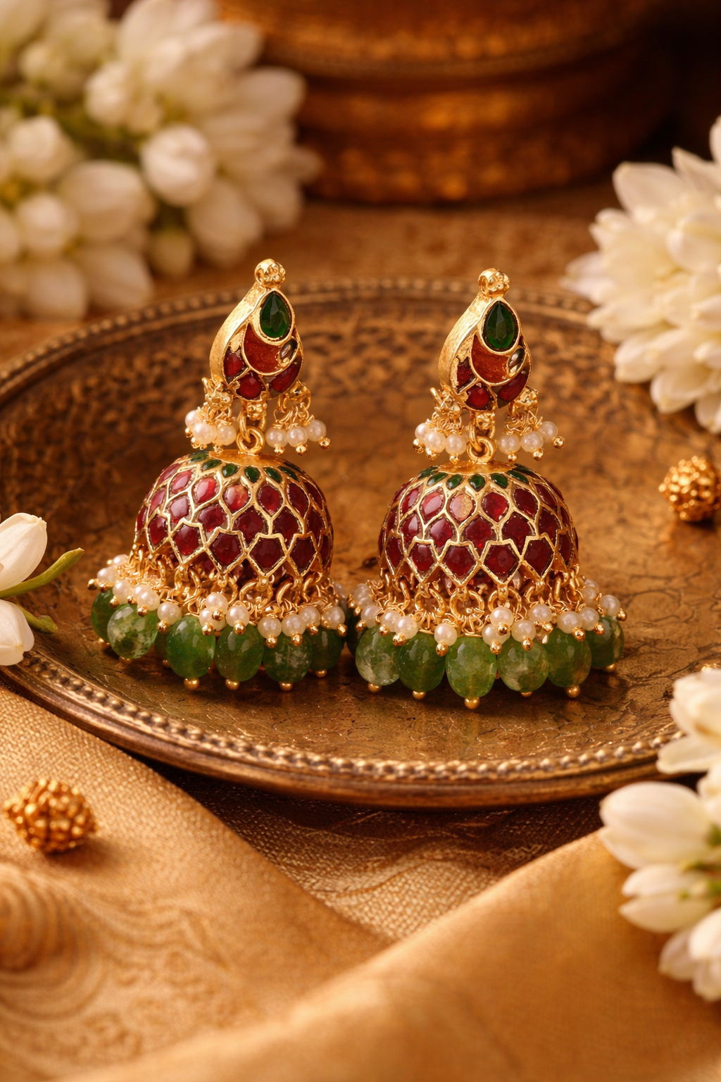 Noor Meena Jhumkas