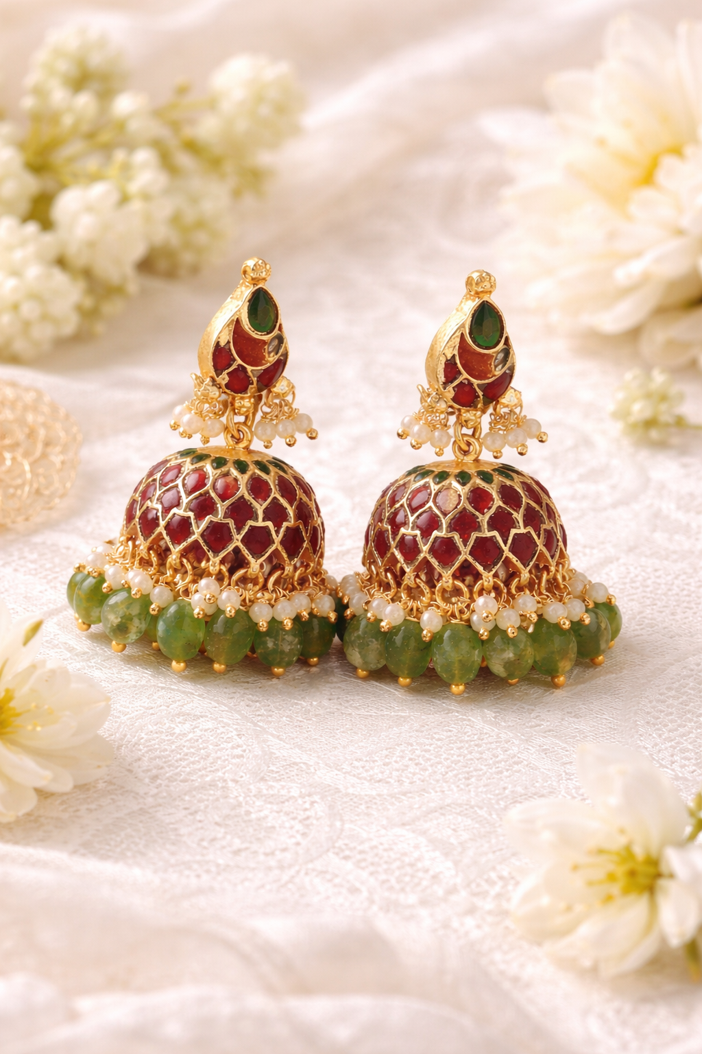 Noor Meena Jhumkas